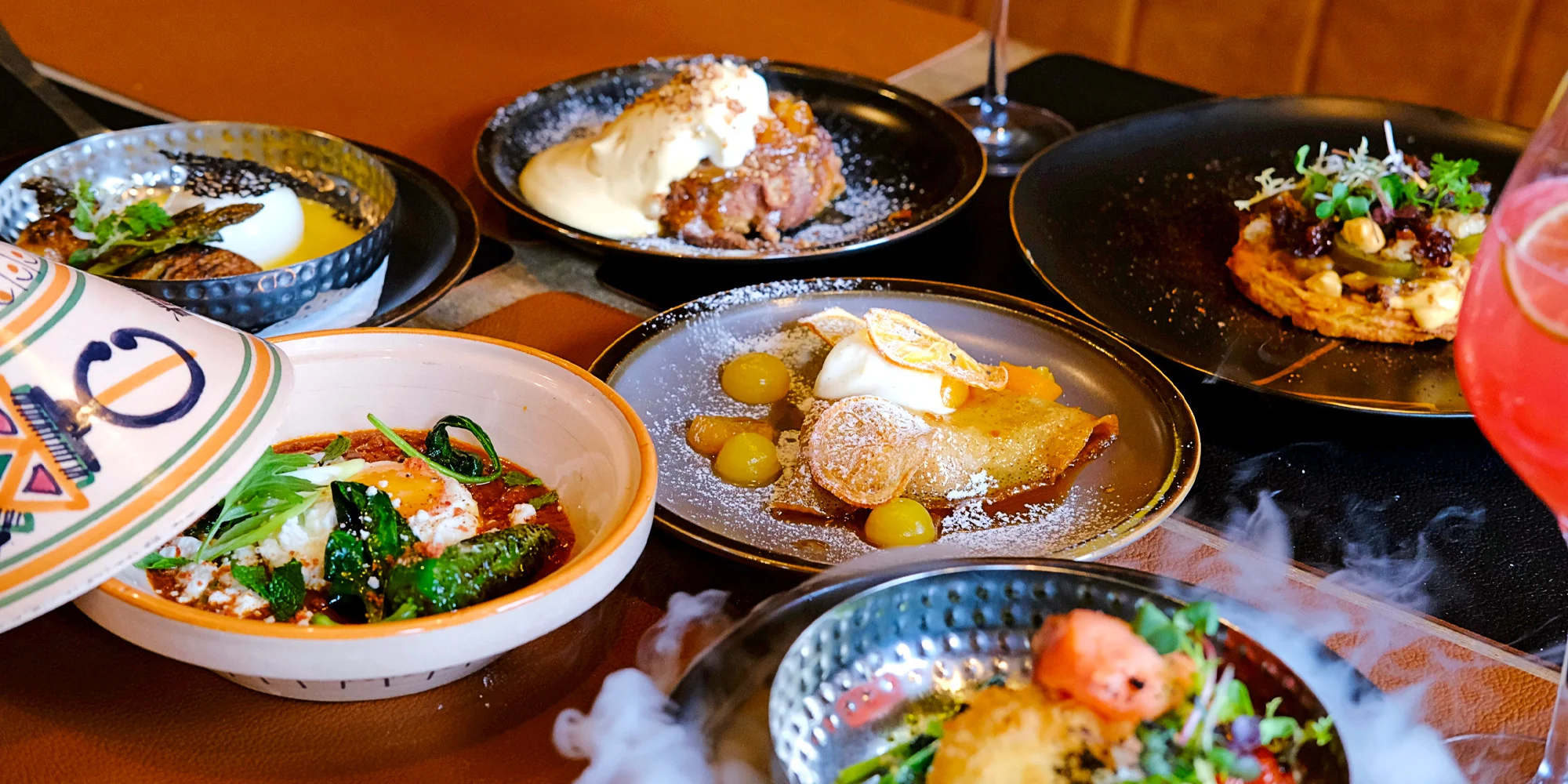 Degustační brunch a neomezená mimosa pro 2 osoby