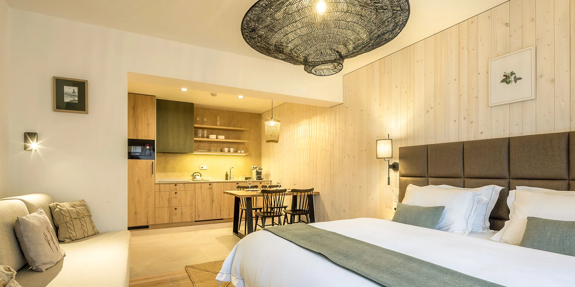 Luxusní dovolená v Jizerských horách: moderní apartmány až pro 7 osob, snídaně, privátní wellness