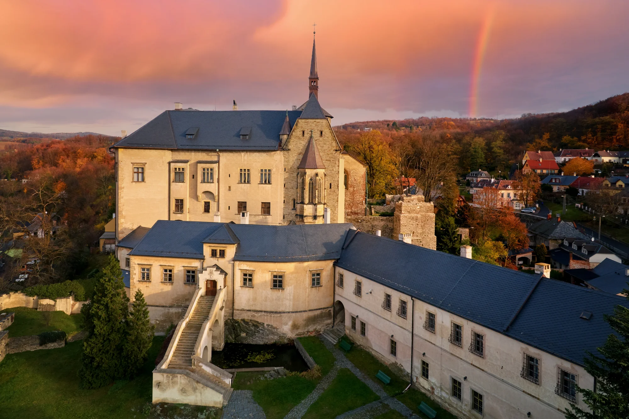 Pobyt v centru Šternberka: se snídaní či polopenzí i vstupem do aquaparku
