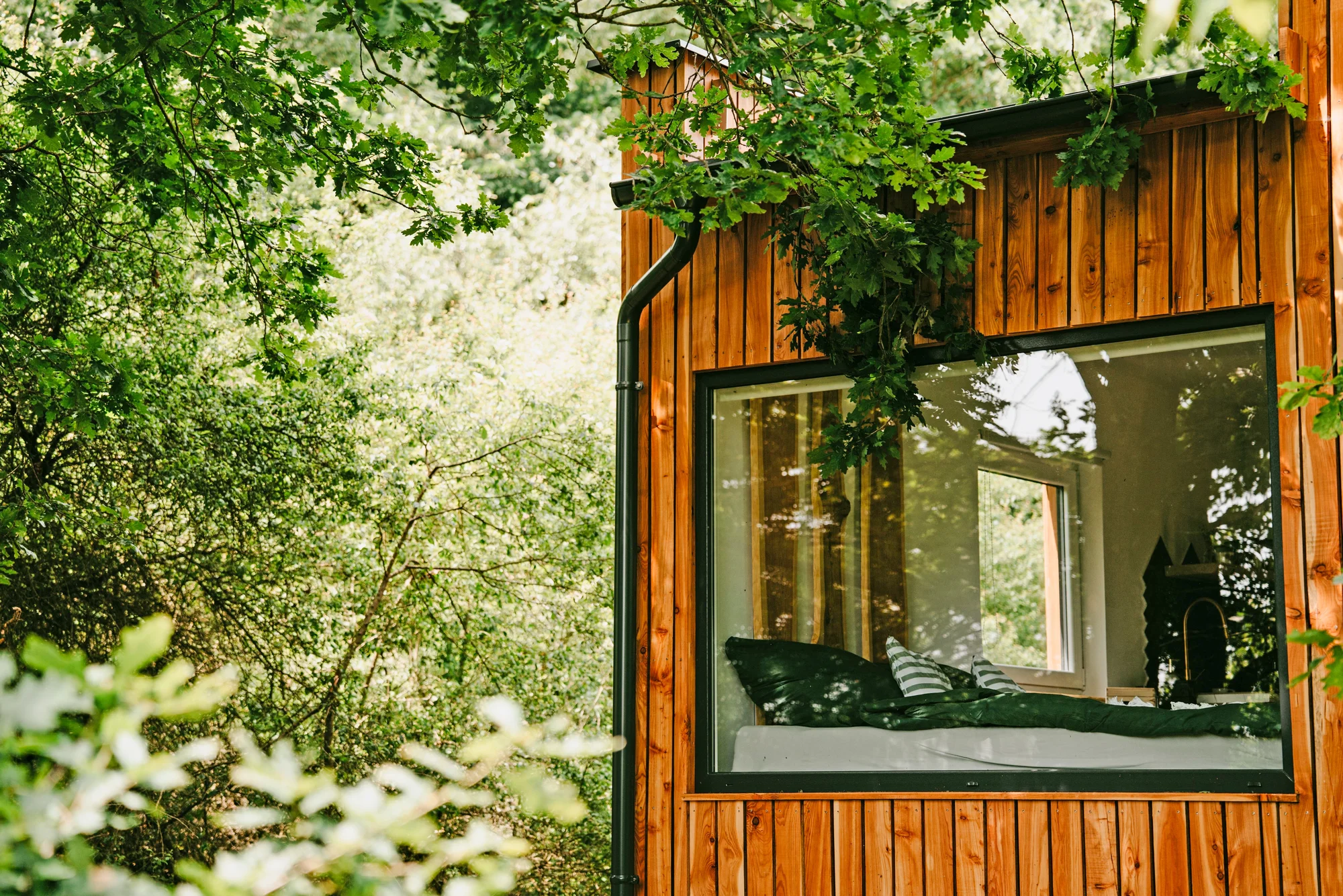 Vybavený tiny house na kraji Šumavy pro dvě osoby s venkovním posezením