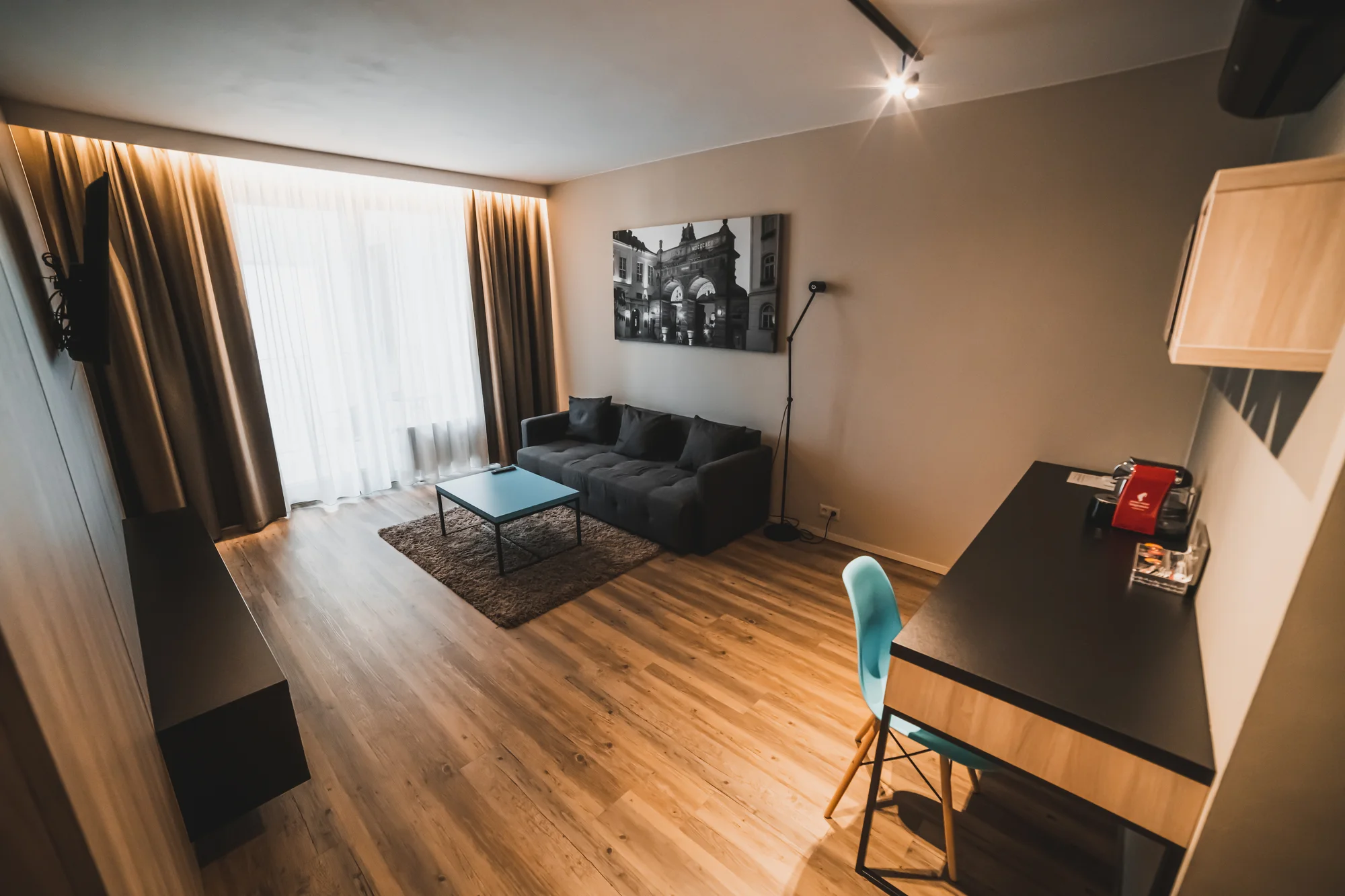 Pobyt v pokoji či apartmánu se snídaní v centru Plzně pro 2-3 osoby