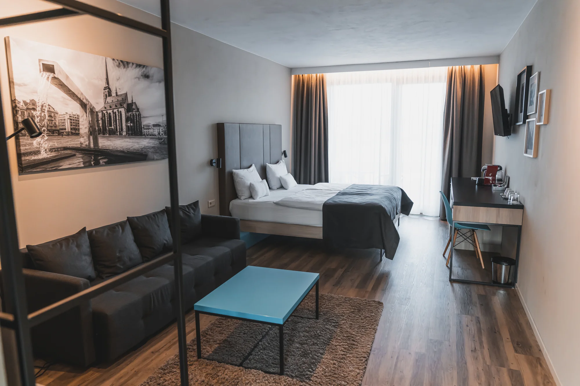 Pobyt v pokoji či apartmánu se snídaní v centru Plzně pro 2-3 osoby