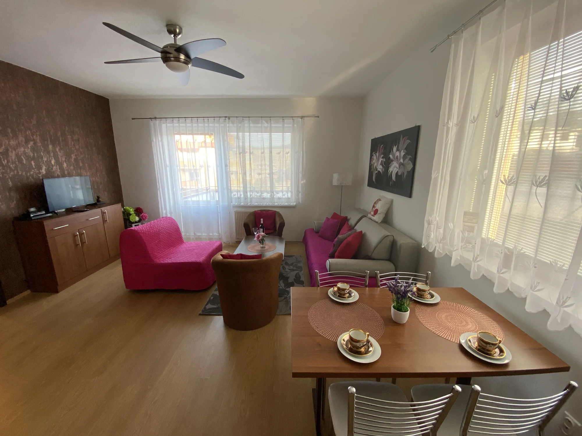 Stylové apartmány kousek od termálního koupaliště Podhájska