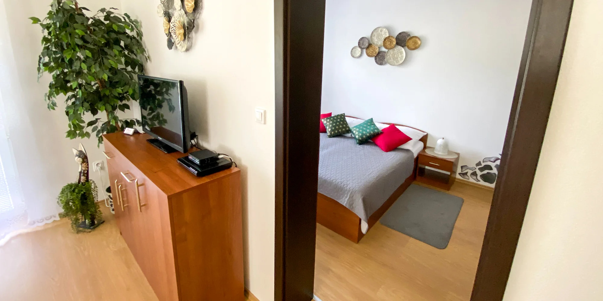 Stylové apartmány kousek od termálního koupaliště Podhájska