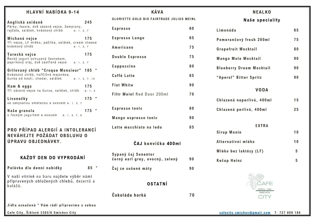Obědové menu nasladko i naslano: polévka, hlavní chod a limonáda pro 1 a 2 osoby