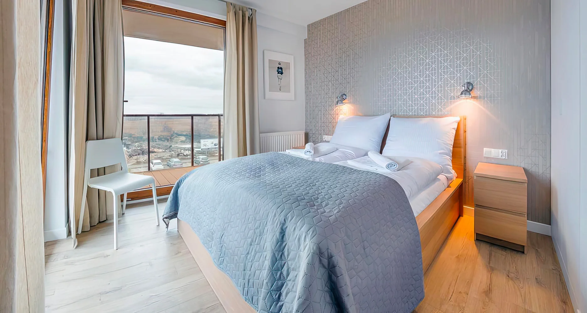 Nové apartmány v polském Kolobřehu blízko od moře: vybavená kuchyňka i bazén a sauna