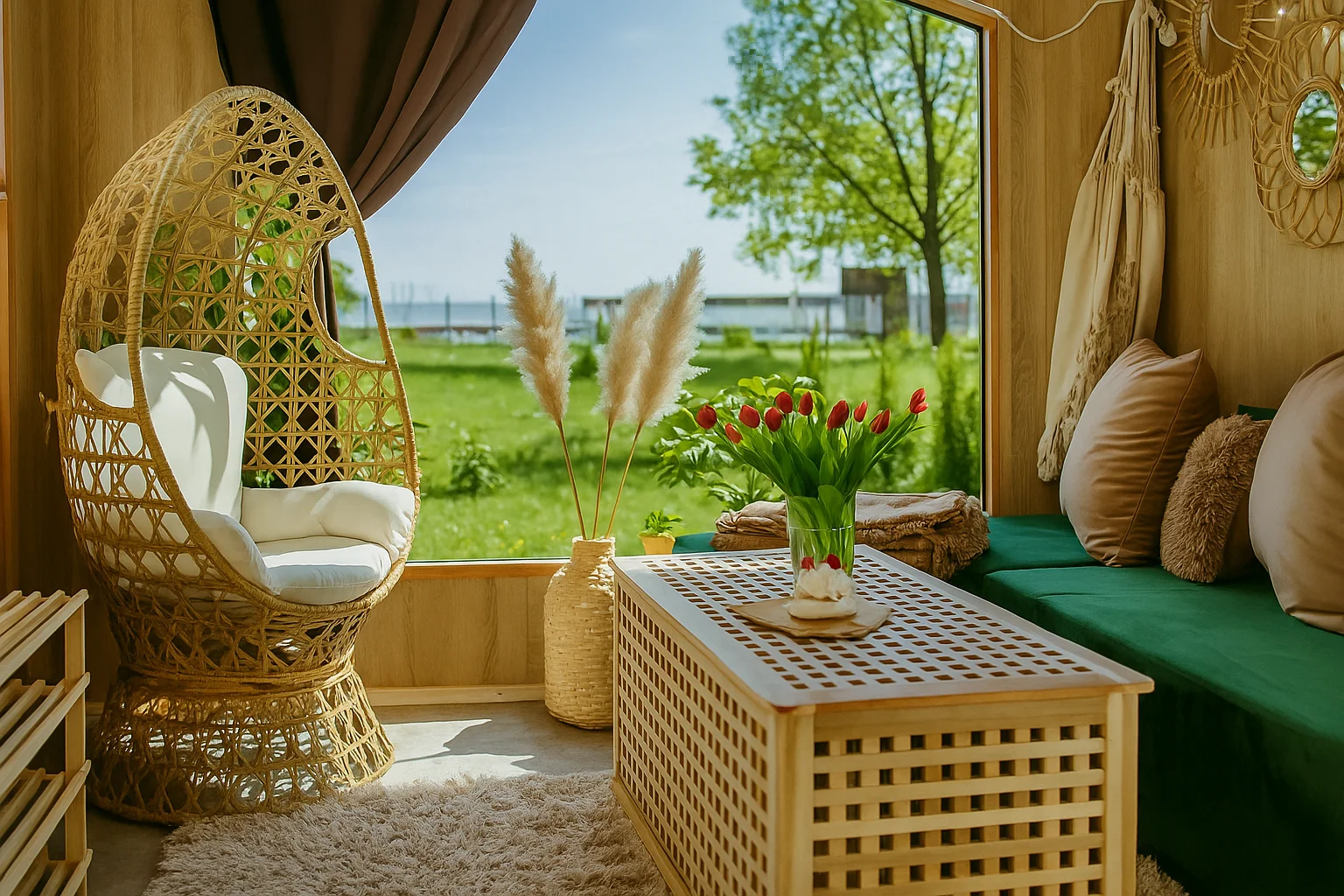 Glamping u jezera Jamno a u Baltu: bez jídla či se snídaní, spousta aktivit i domky s vlastním wellness