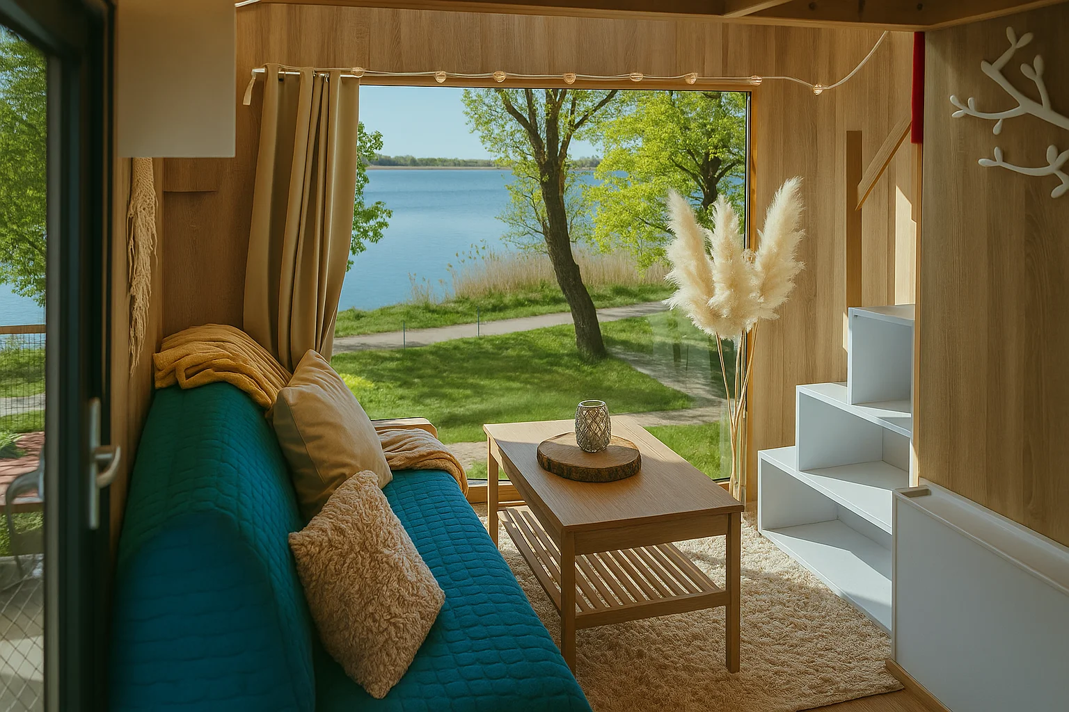 Glamping u jezera Jamno a u Baltu: bez jídla či se snídaní, spousta aktivit i domky s vlastním wellness
