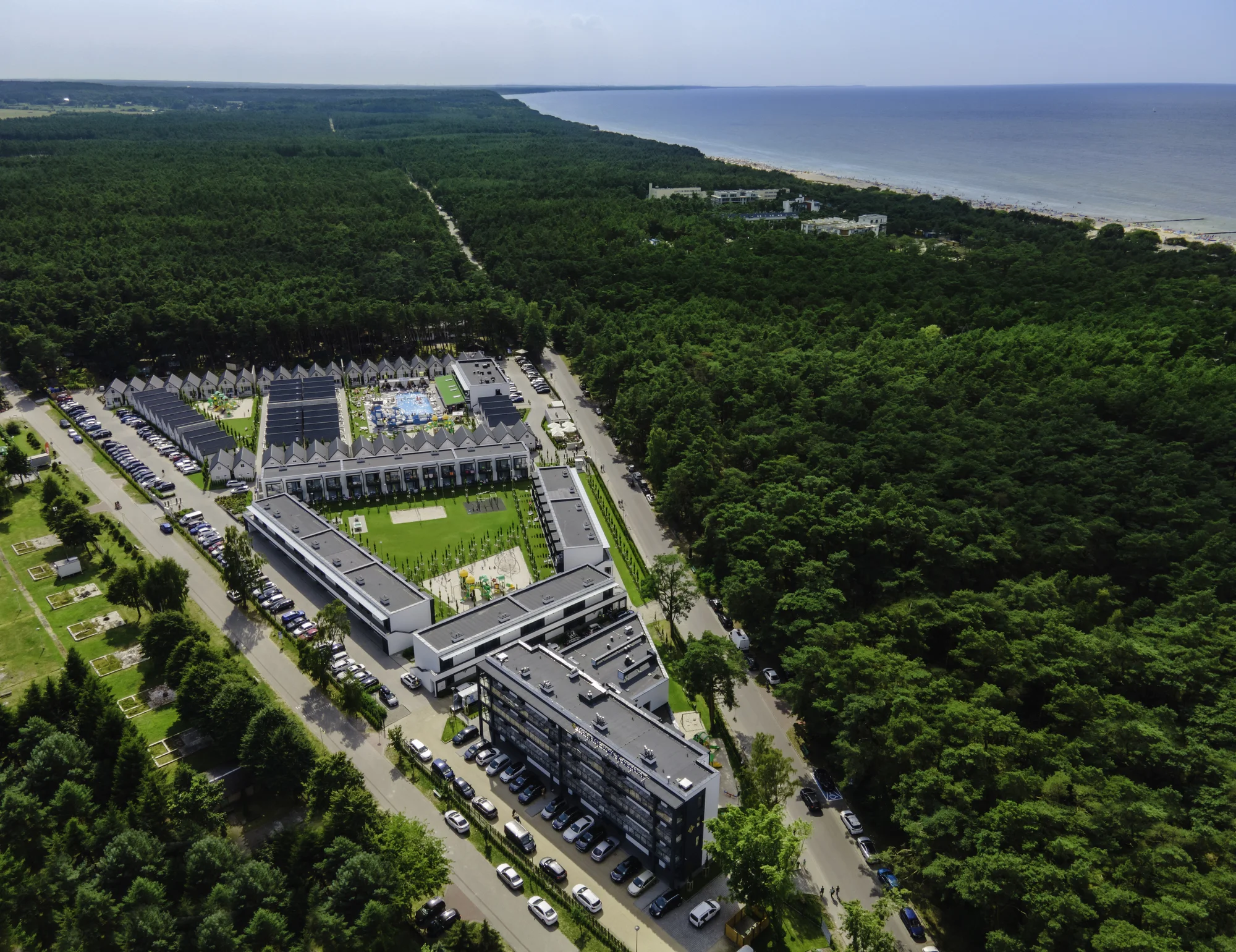 Domky či apartmány u Baltu s wellness i animací nedaleko Sloviňského národního parku