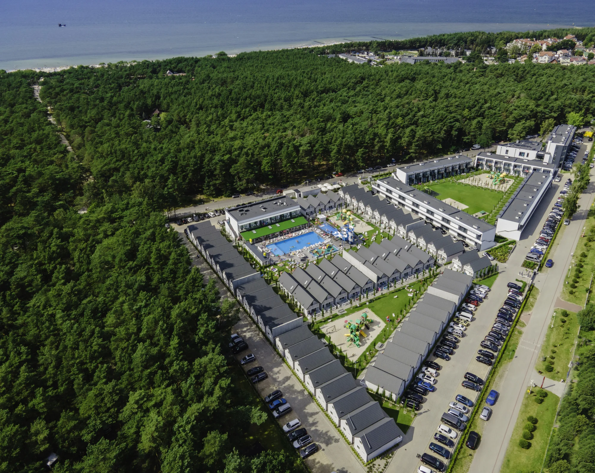 Domky či apartmány u Baltu s wellness i animací nedaleko Sloviňského národního parku