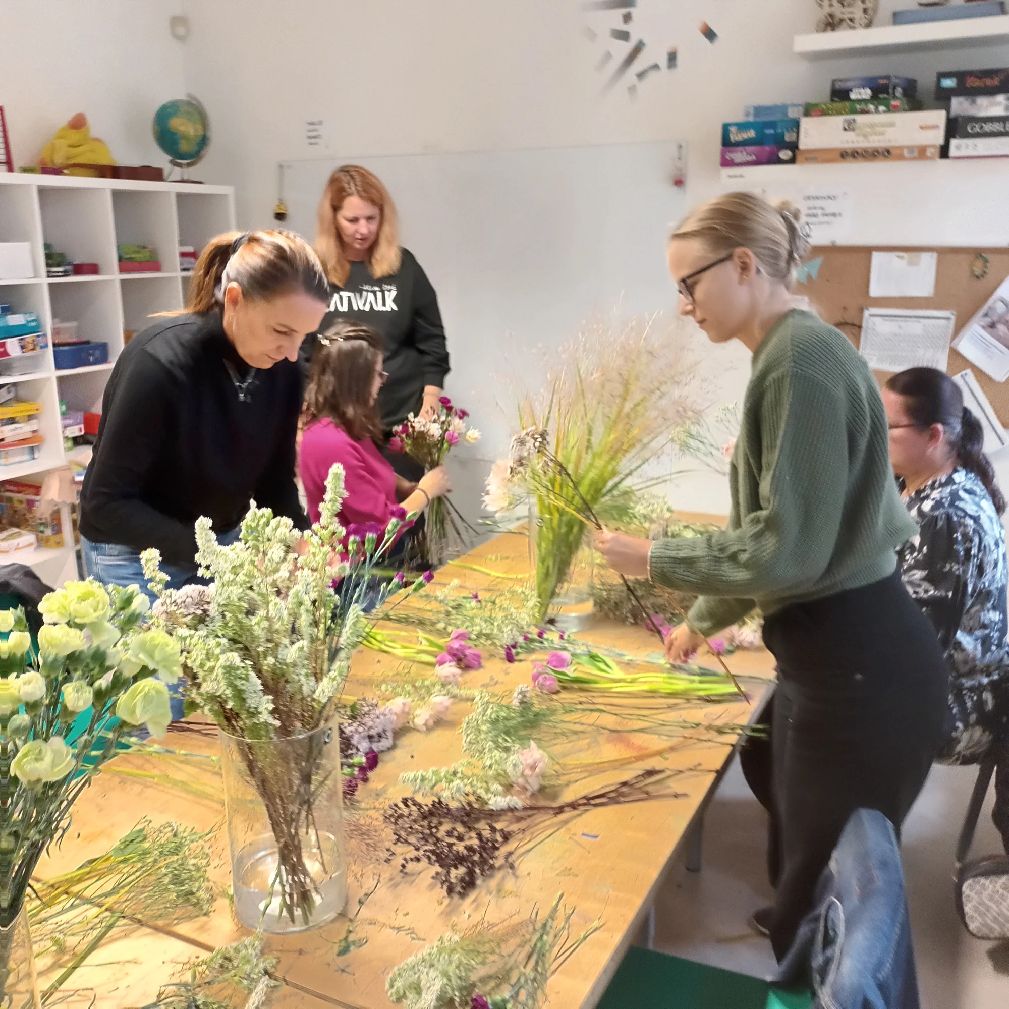 3hod. floristický kurz v Karlíně dle výběru: kytice, věnce či florální obraz