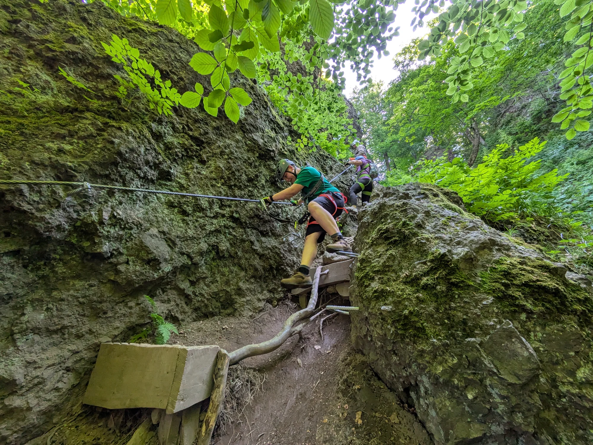 Skupinové ferratové kurzy s certifikovaným instruktorem na Slovensku pro pokročilé