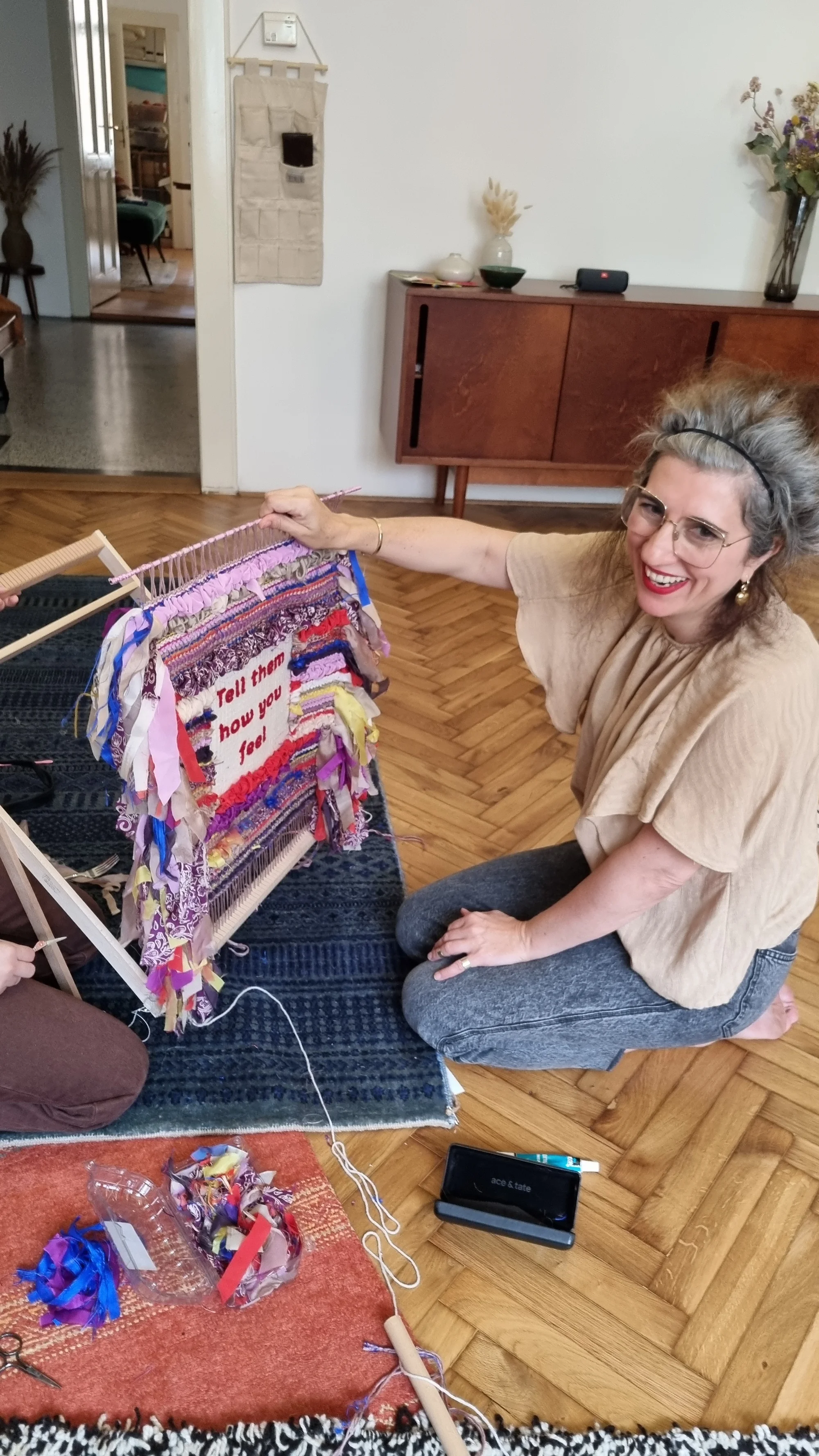 Odpočinkové kurzy tkaní: úplné základy, tvorba podtácku i tapiserie