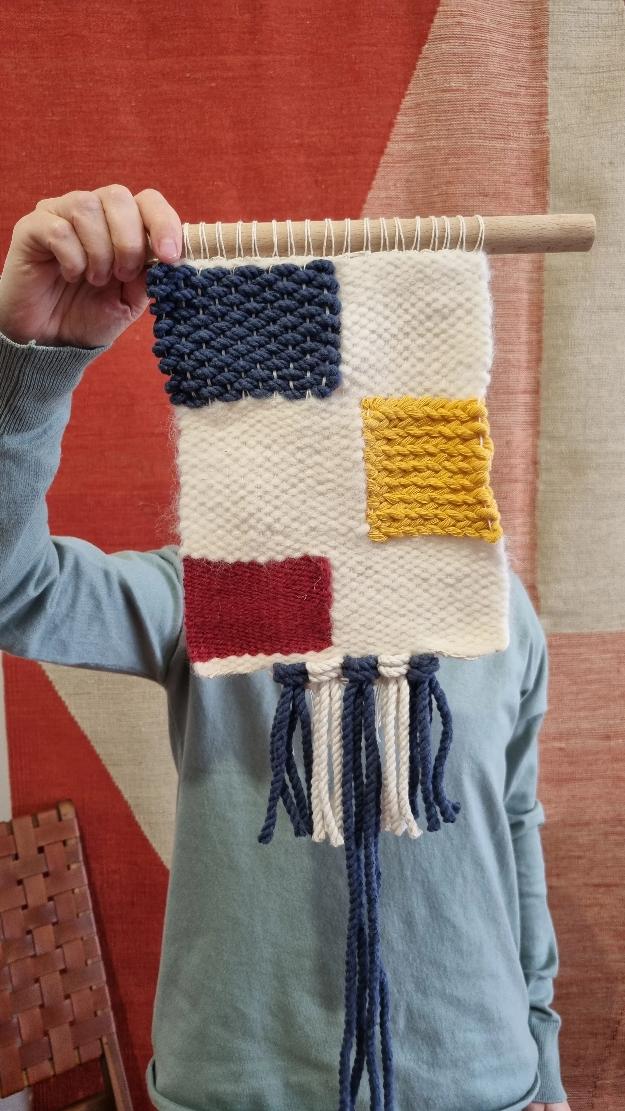 Odpočinkové kurzy tkaní: úplné základy, tvorba podtácku i tapiserie