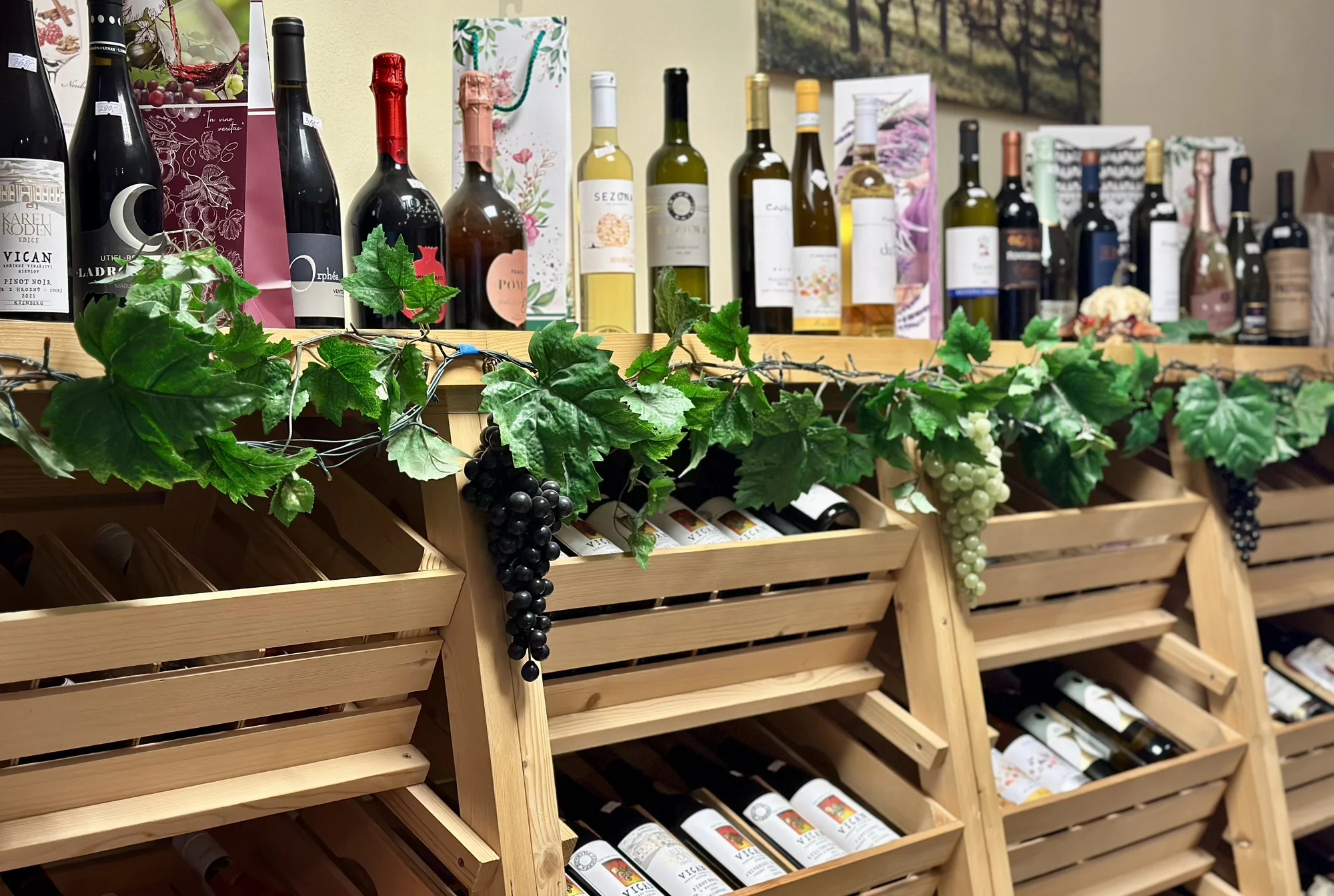 Otevřené vouchery v hodnotě 500-1500 Kč na cokoliv z Vinotéky u Mariny