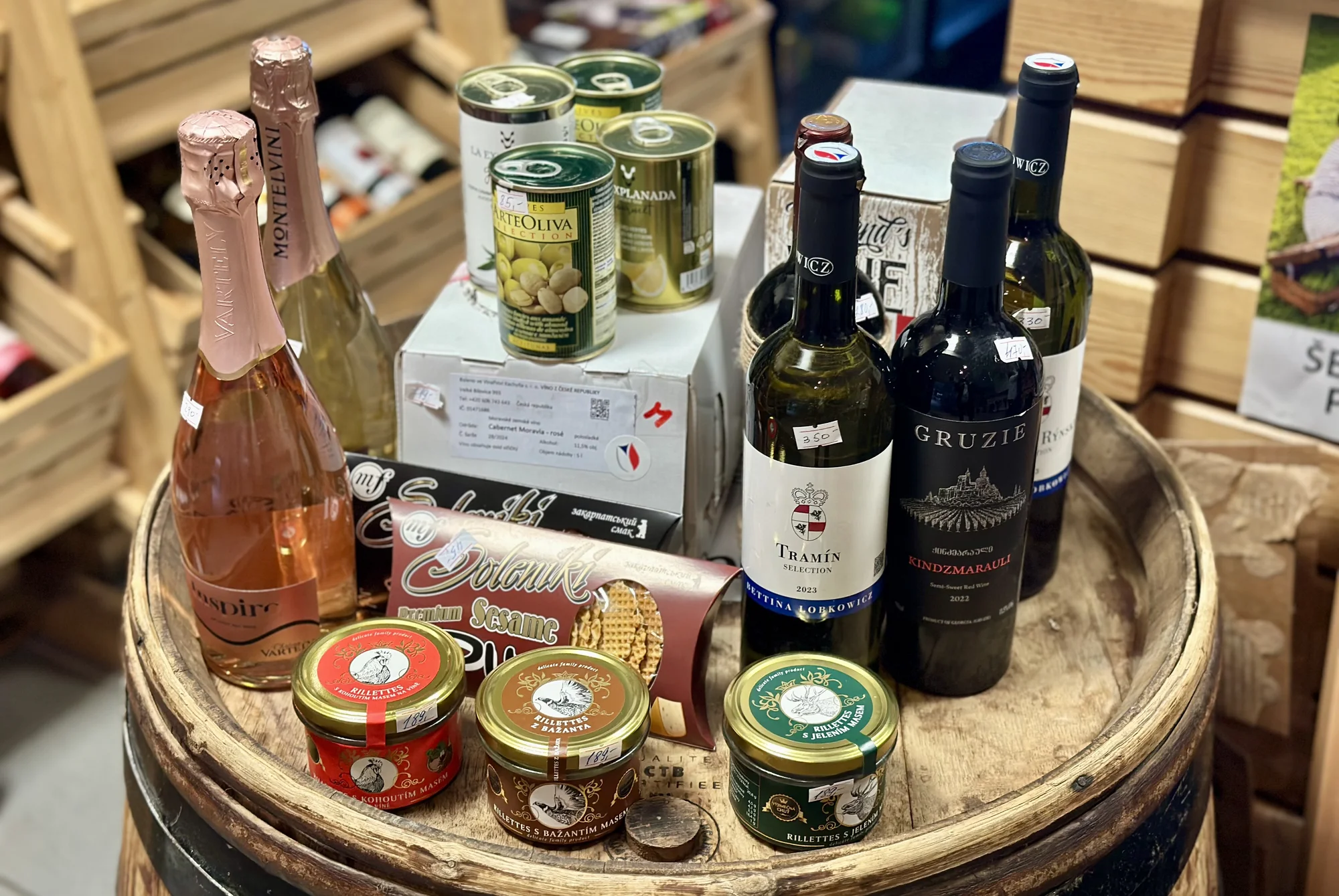 Otevřené vouchery v hodnotě 500-1500 Kč na cokoliv z Vinotéky u Mariny