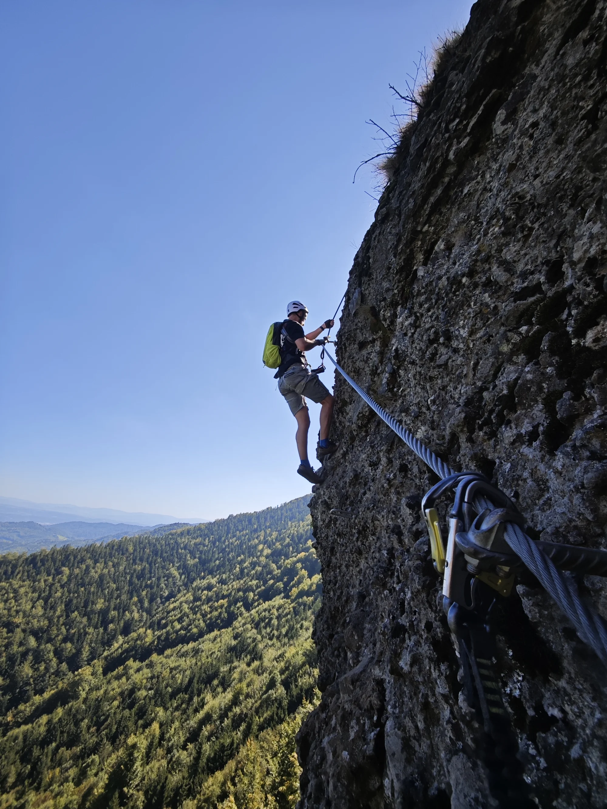 Skupinové ferratové kurzy s certifikovaným instruktorem na Slovensku pro pokročilé