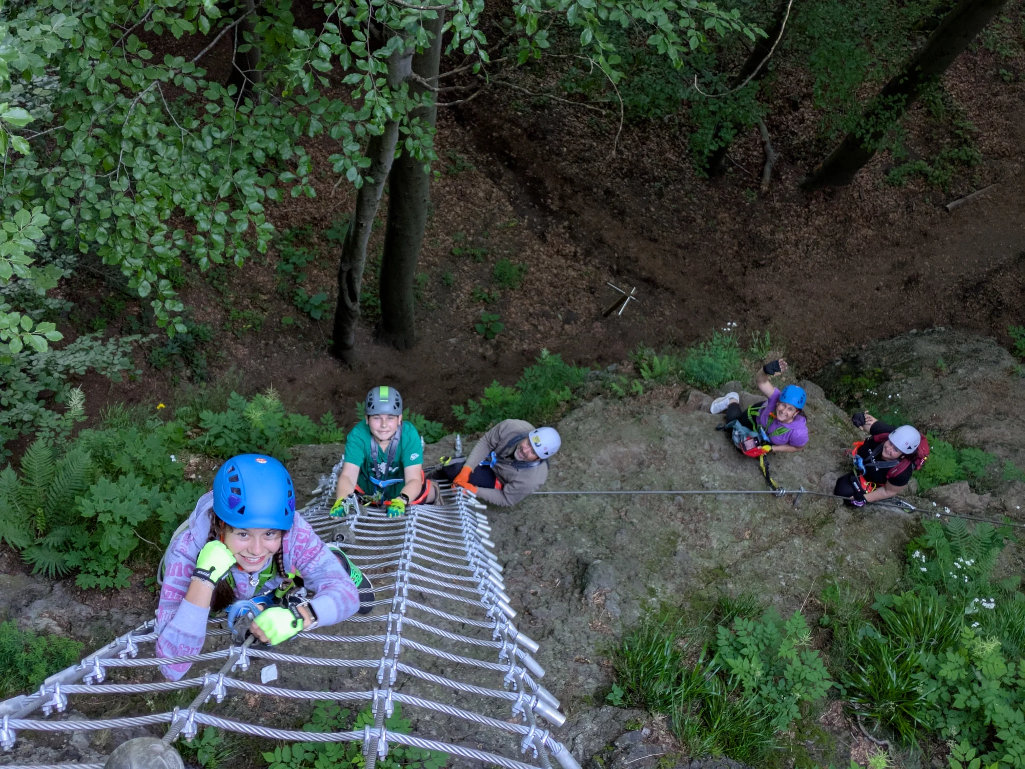 Skupinové ferratové kurzy s certifikovaným instruktorem na Slovensku pro pokročilé