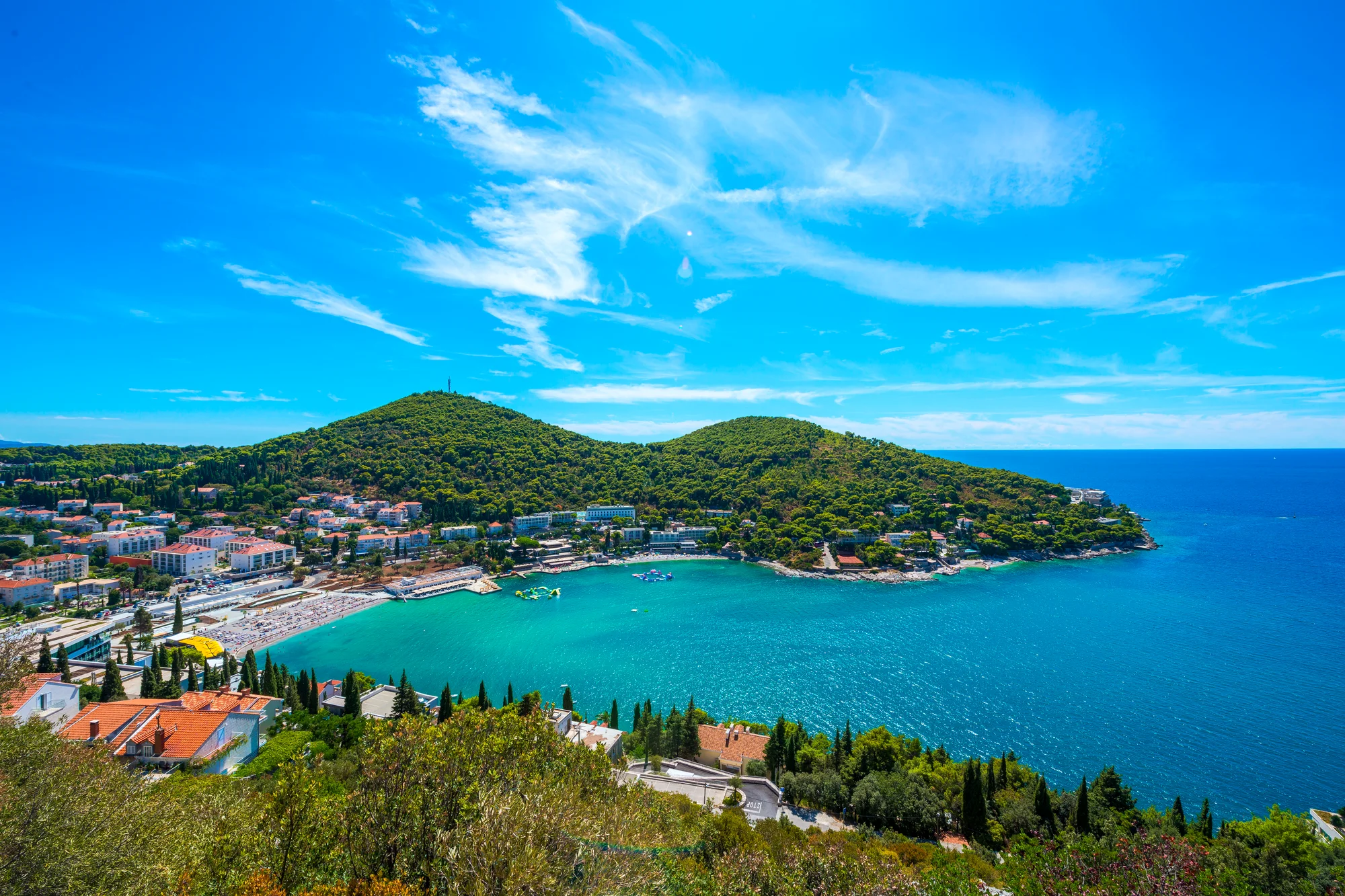 Dubrovník: hotel s vlastní pláží, polopenze a výhled na Elafitské ostrovy