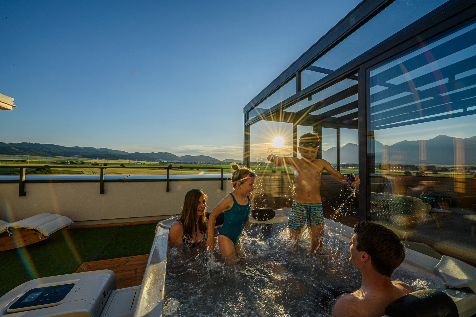 Klid a Tatry jako na dlani: pobyt v apartmánu v Popradu s privátním wellness pro 2–4 osoby