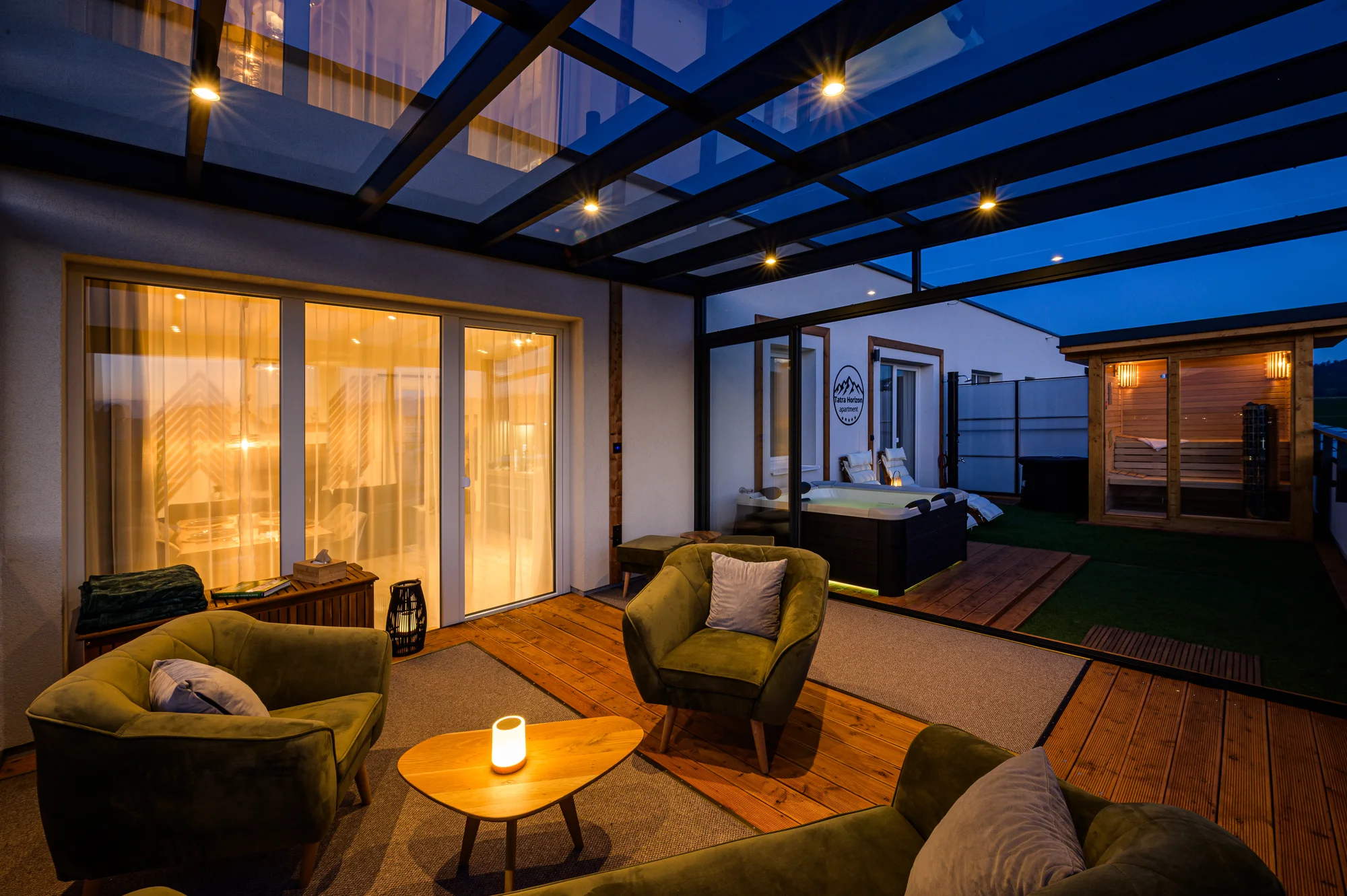 Klid a Tatry jako na dlani: pobyt v apartmánu v Popradu s privátním wellness pro 2–4 osoby