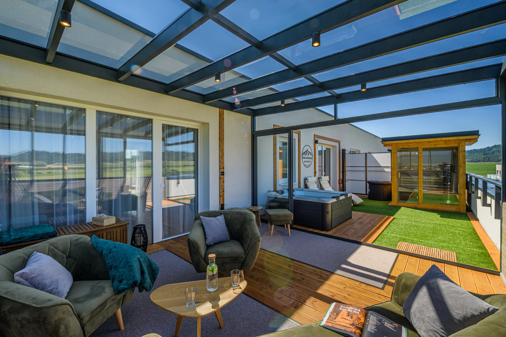 Klid a Tatry jako na dlani: pobyt v apartmánu v Popradu s privátním wellness pro 2–4 osoby