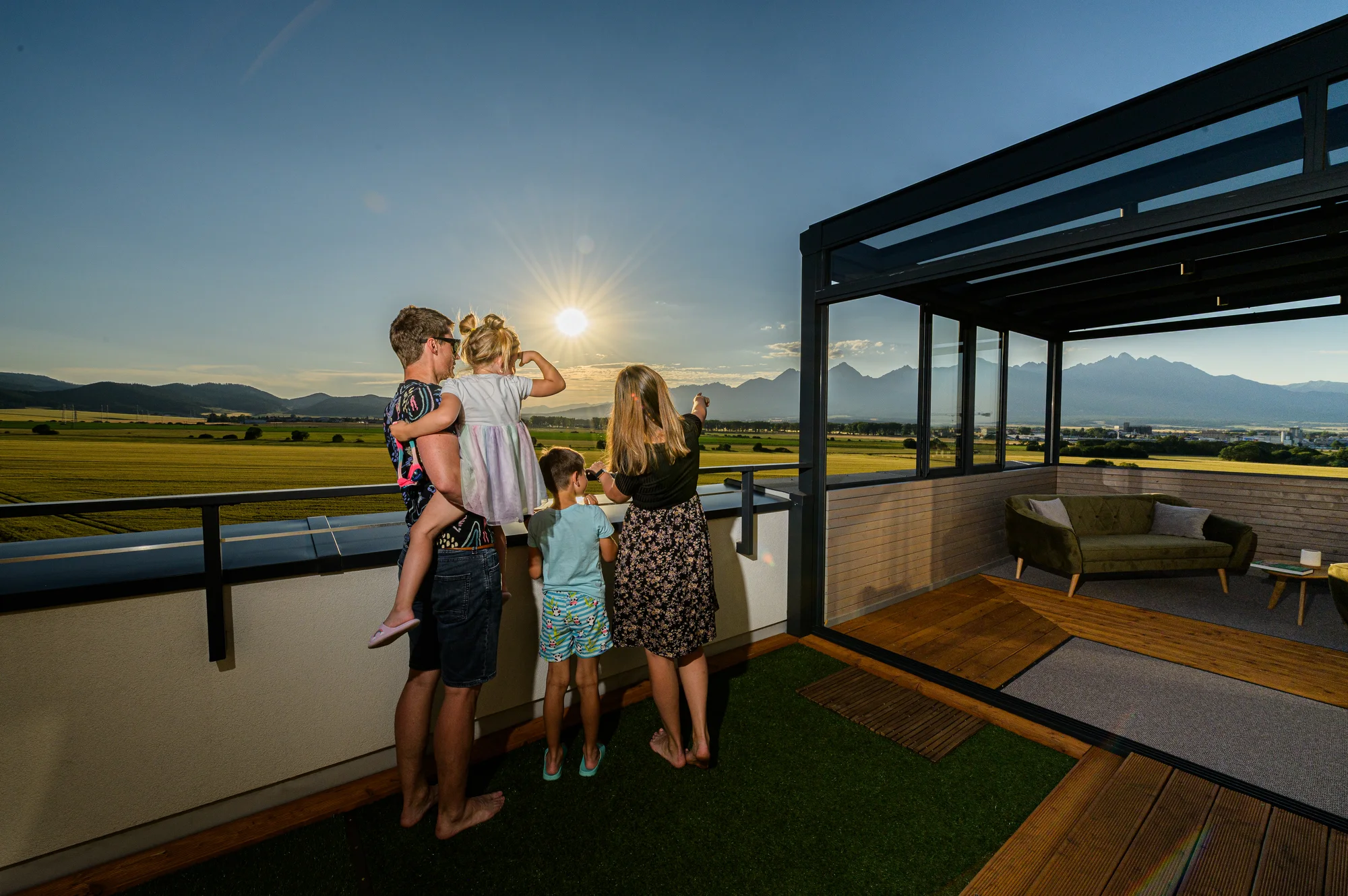 Klid a Tatry jako na dlani: pobyt v apartmánu v Popradu s privátním wellness pro 2–4 osoby