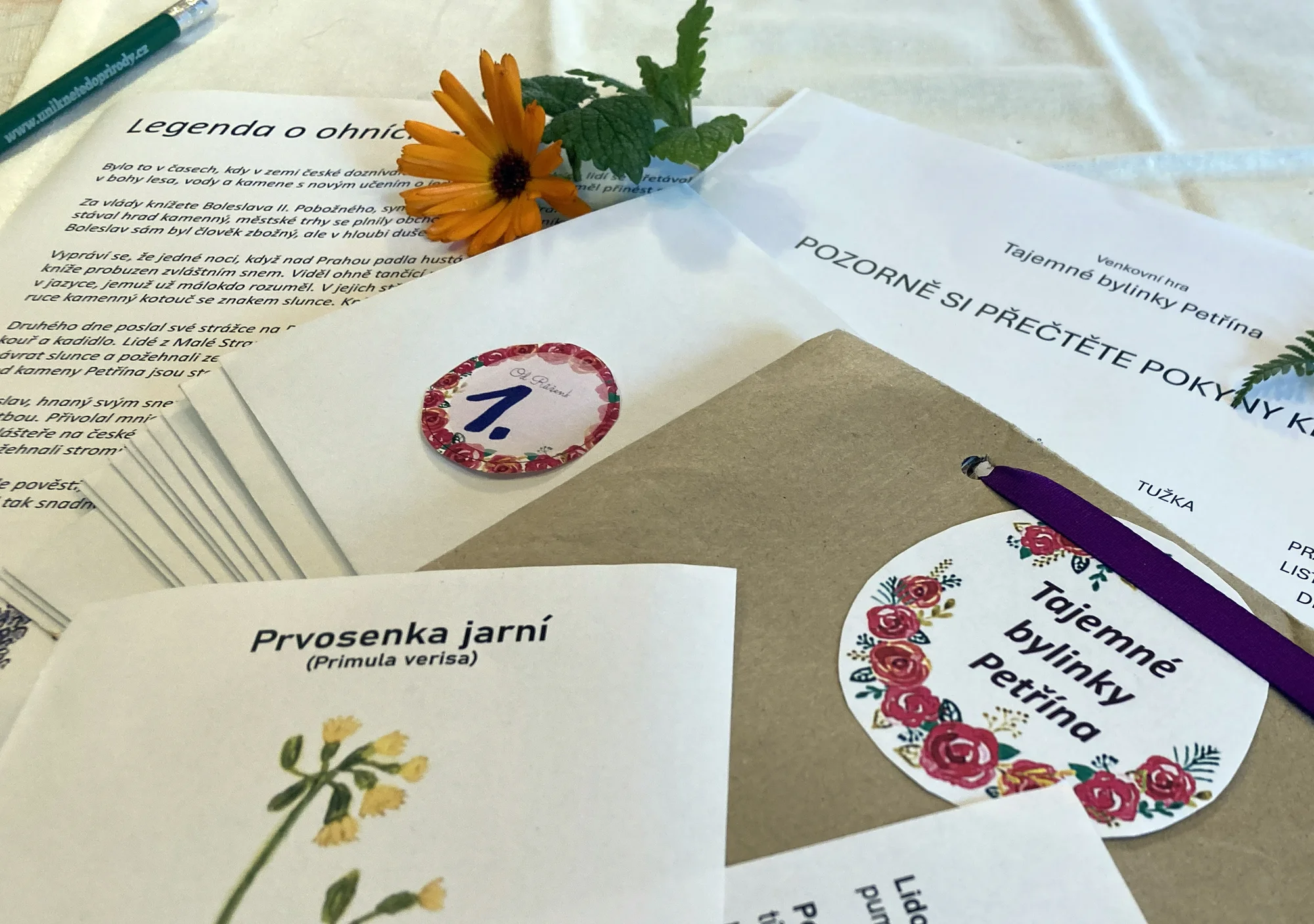 Tajemné bylinky Petřína: venkovní dobrodružná procházka pro celou rodinu