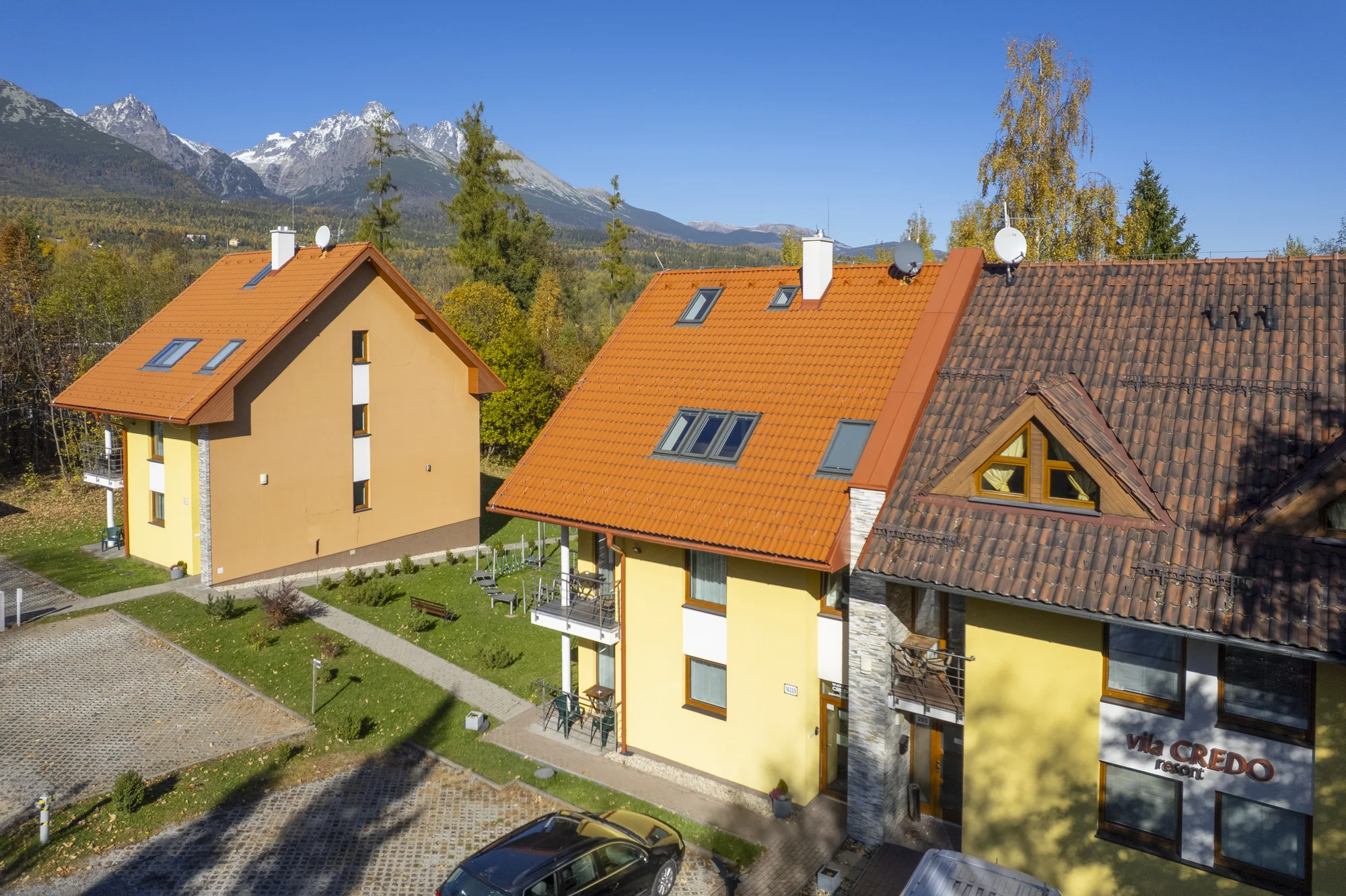 Apartmány v Dolním Smokovci se snídaní, privátním wellness i skipasy