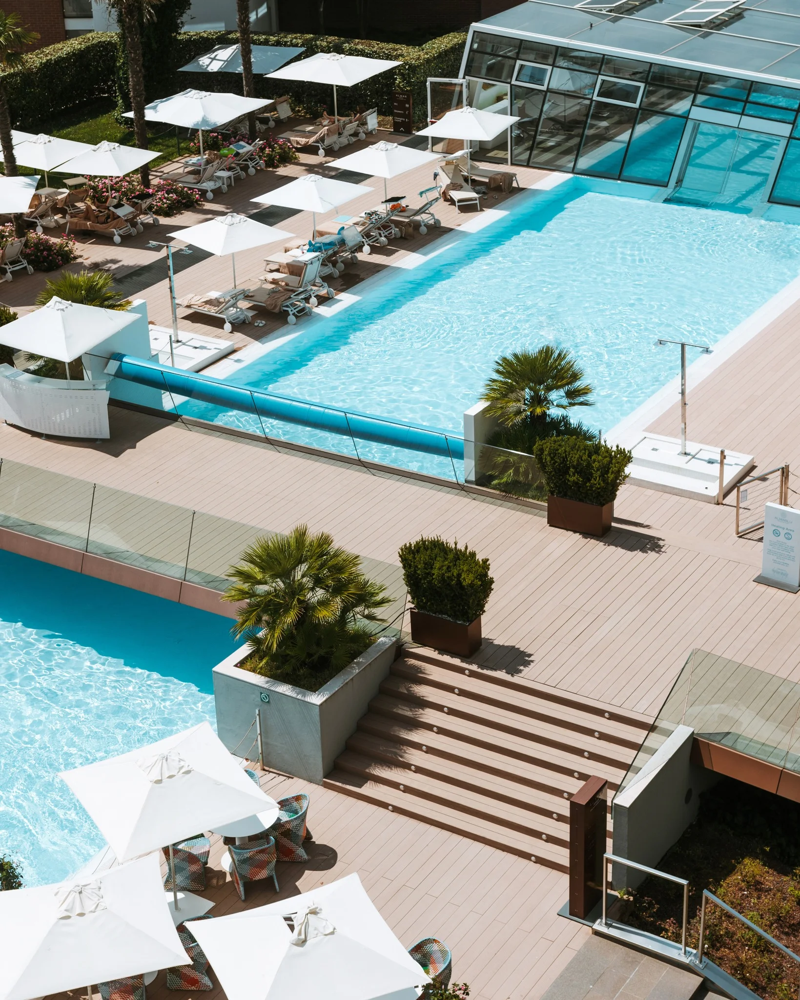 Lido di Jesolo: 5* hotel s vlastní pláží a 70m bazénem, wellness, snídaně i lekce jógy