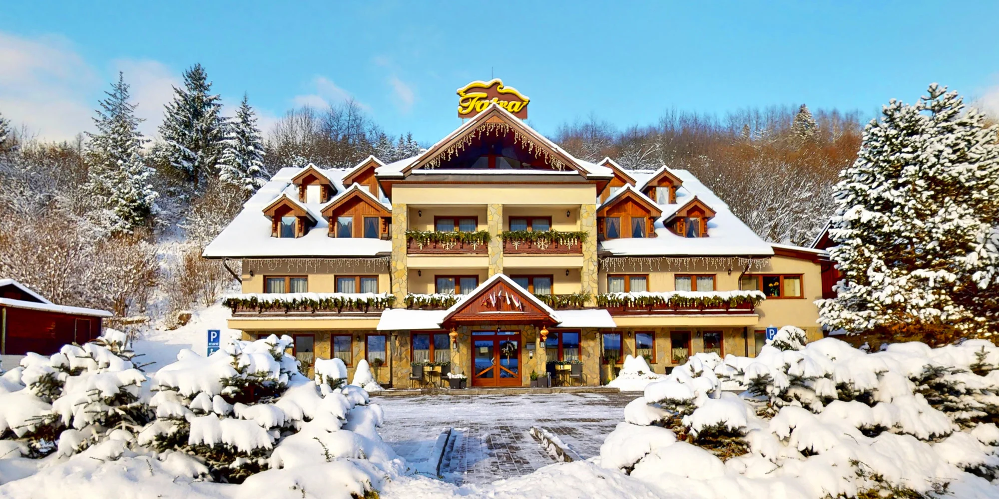 Rodinný hotel v Malé Fatře se snídaní a saunou