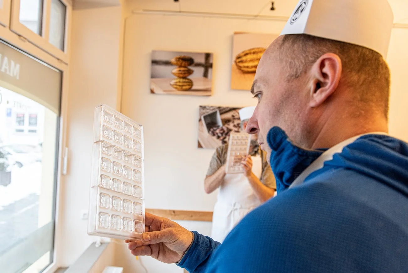 Čokoládový workshop: výroba dobrot z belgické čokolády a degustace pro 2 osoby