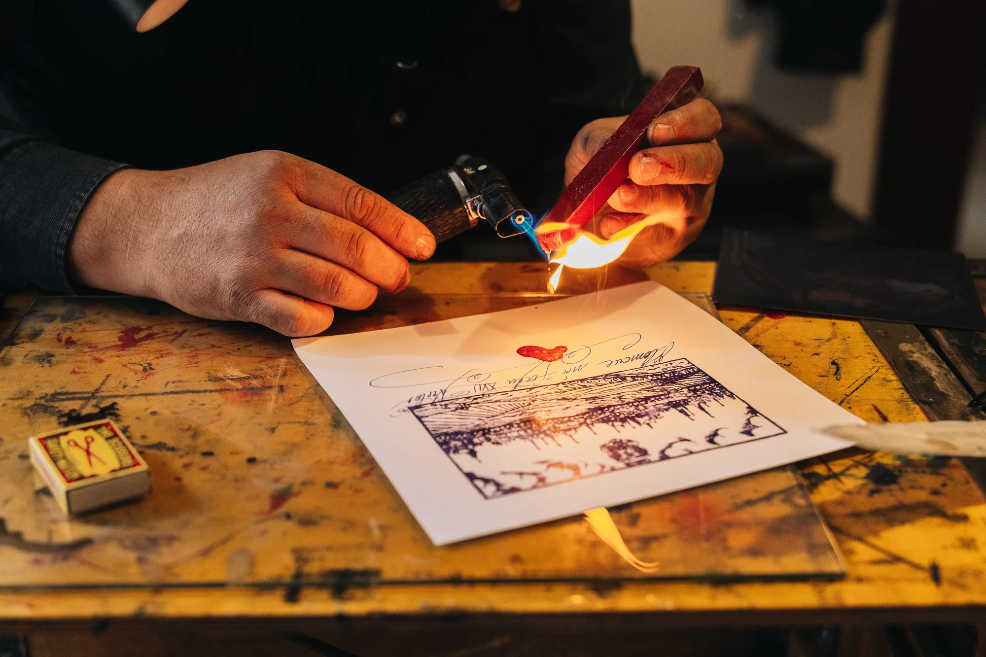 Workshop historického tisku: prohlídka, pečetění i košík plný dobrot