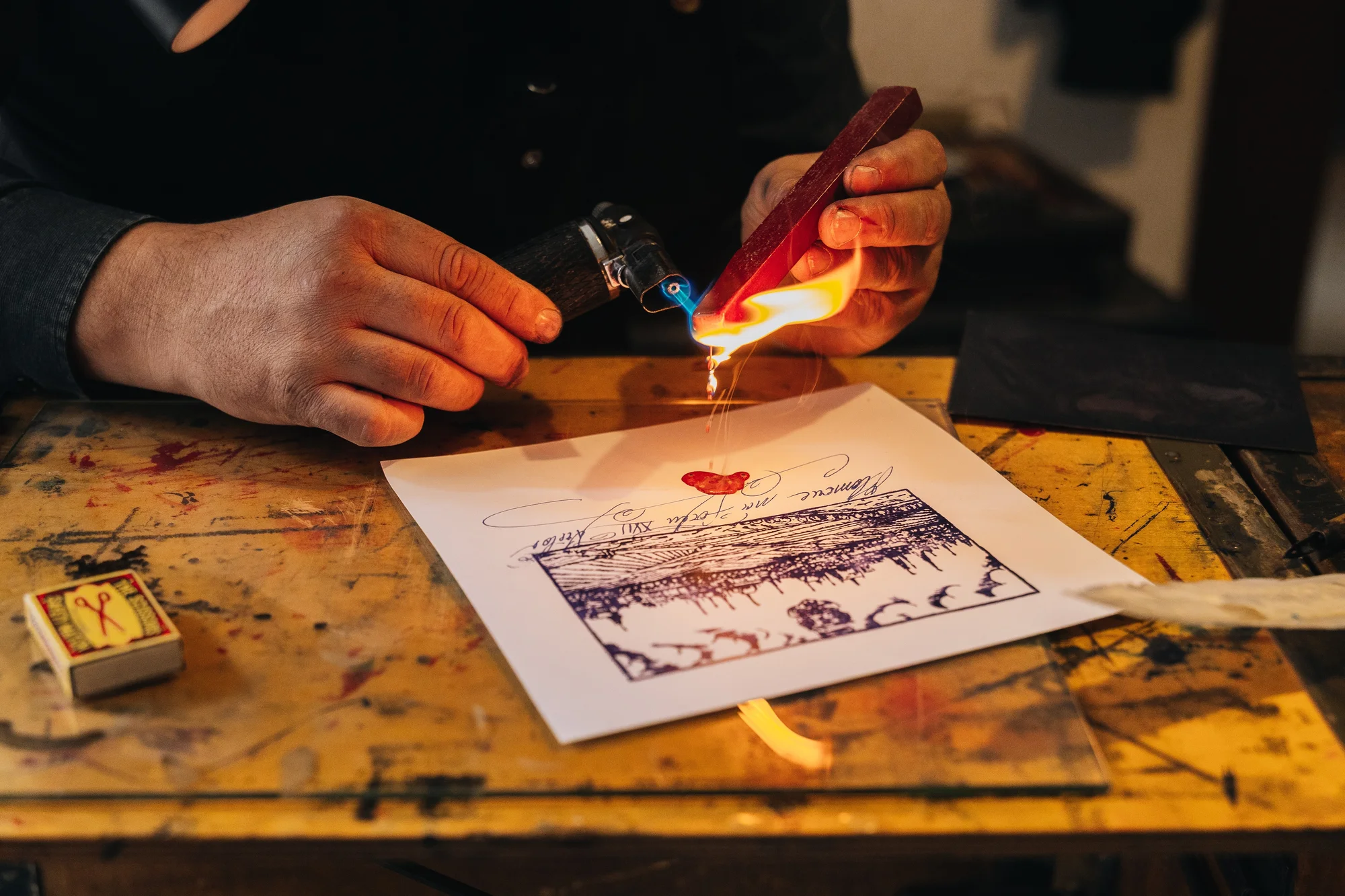 Workshop historického tisku: prohlídka, pečetění i košík plný dobrot