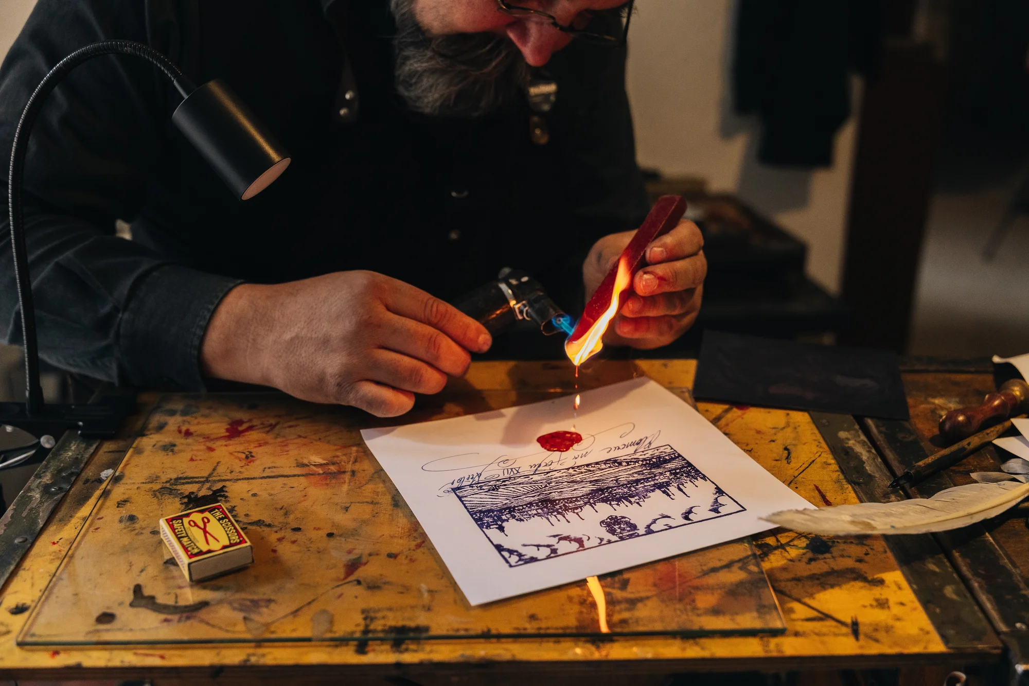 Workshop historického tisku: prohlídka, pečetění i košík plný dobrot