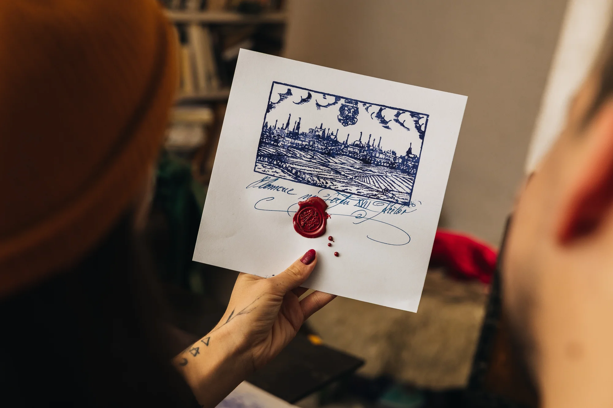 Workshop historického tisku: prohlídka, pečetění i košík plný dobrot