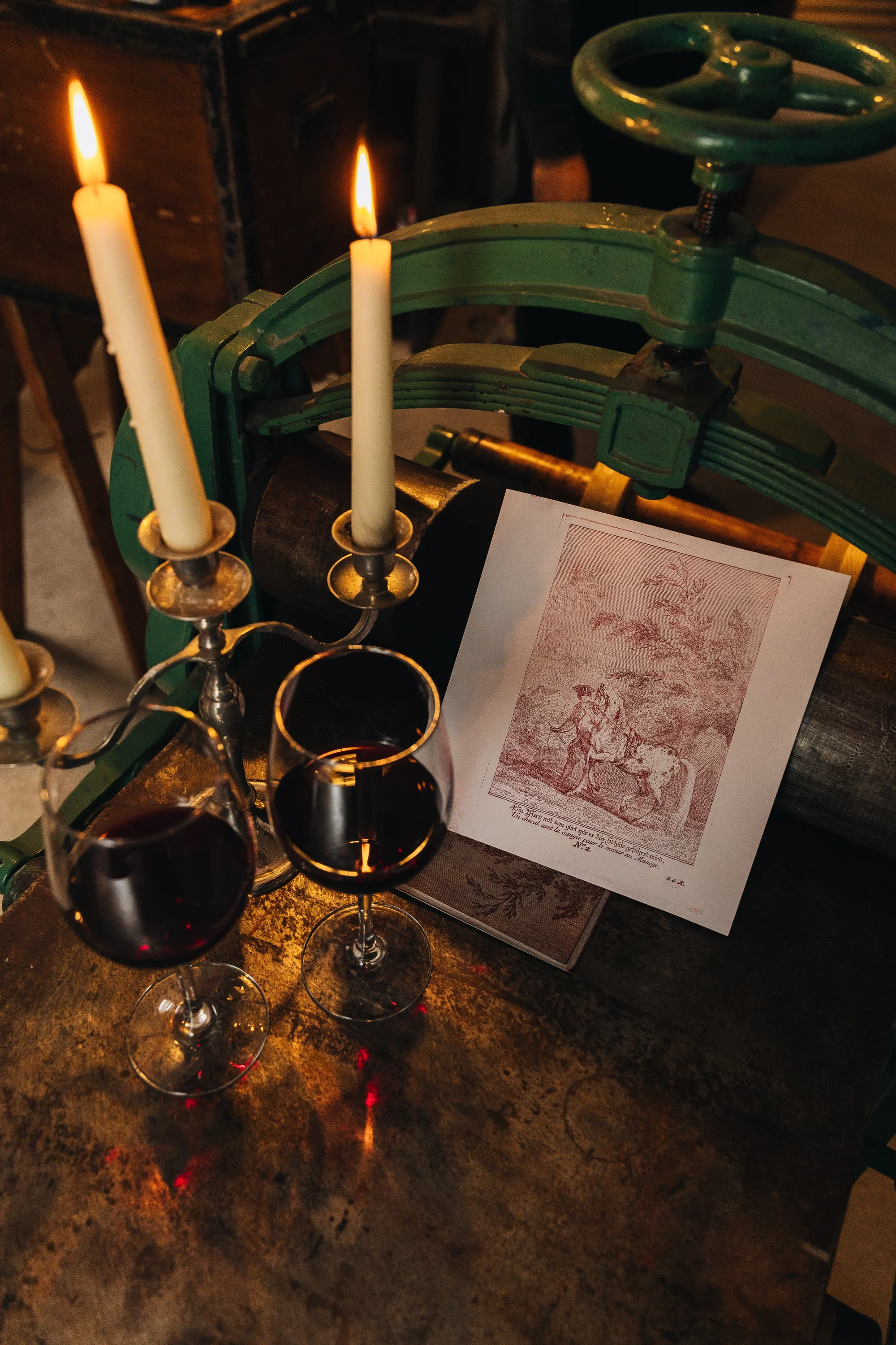 Workshop historického tisku: prohlídka, pečetění i košík plný dobrot