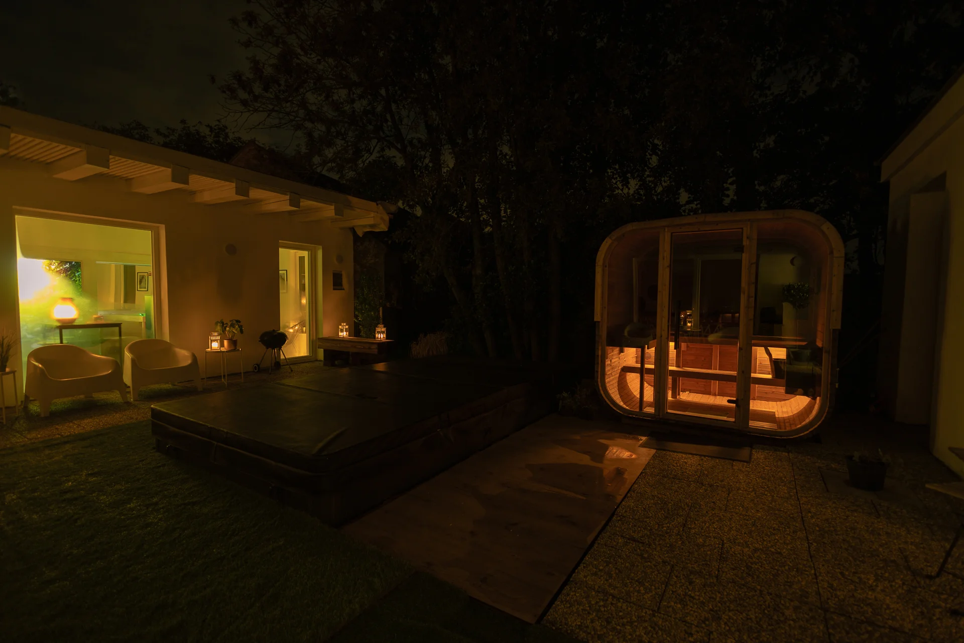 Privátní wellness apartmán od 15 do 22 h: sauna, bazén i spa s vířivkou jen pro vás dva