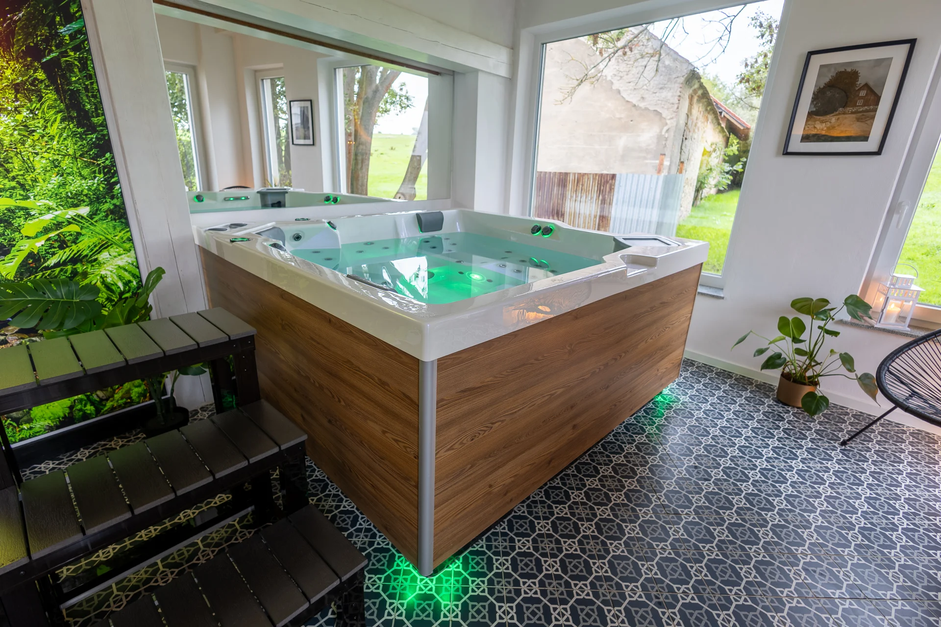 Privátní wellness apartmán od 15 do 22 h: sauna, bazén i spa s vířivkou jen pro vás dva