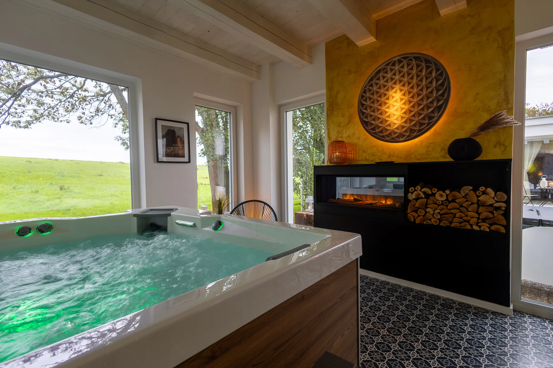 Privátní wellness apartmán od 15 do 22 h: sauna, bazén i spa s vířivkou jen pro vás dva