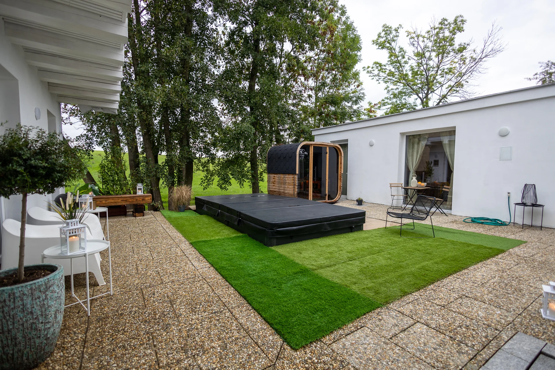 Privátní wellness apartmán od 15 do 22 h: sauna, bazén i spa s vířivkou jen pro vás dva