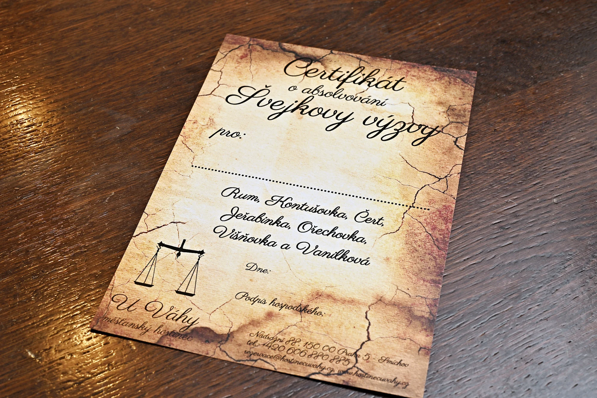 Zdolejte Švejkovu výzvu: 7 tradičních českých destilátů pro 1 či 2 osoby