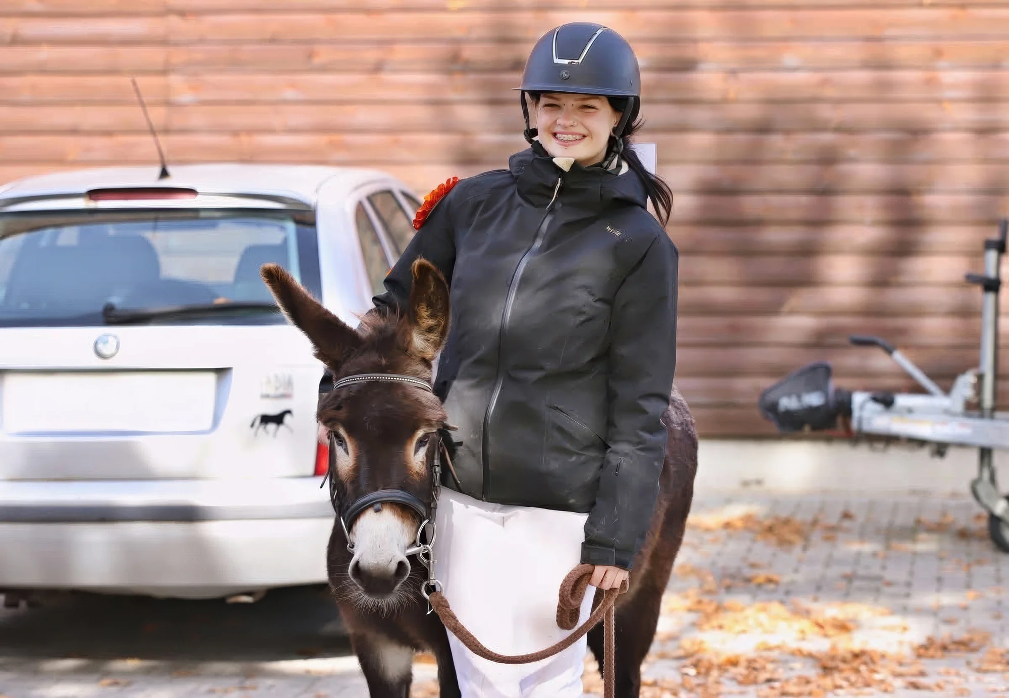 Projížďka na oslíkovi nebo poníkovi pro děti: zážitek v přírodě na 20 či 45 min.