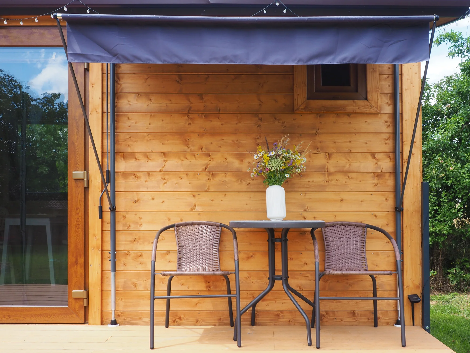 Relax na Vysočině: maringotka se snídaní a neomezeným privátním wellness