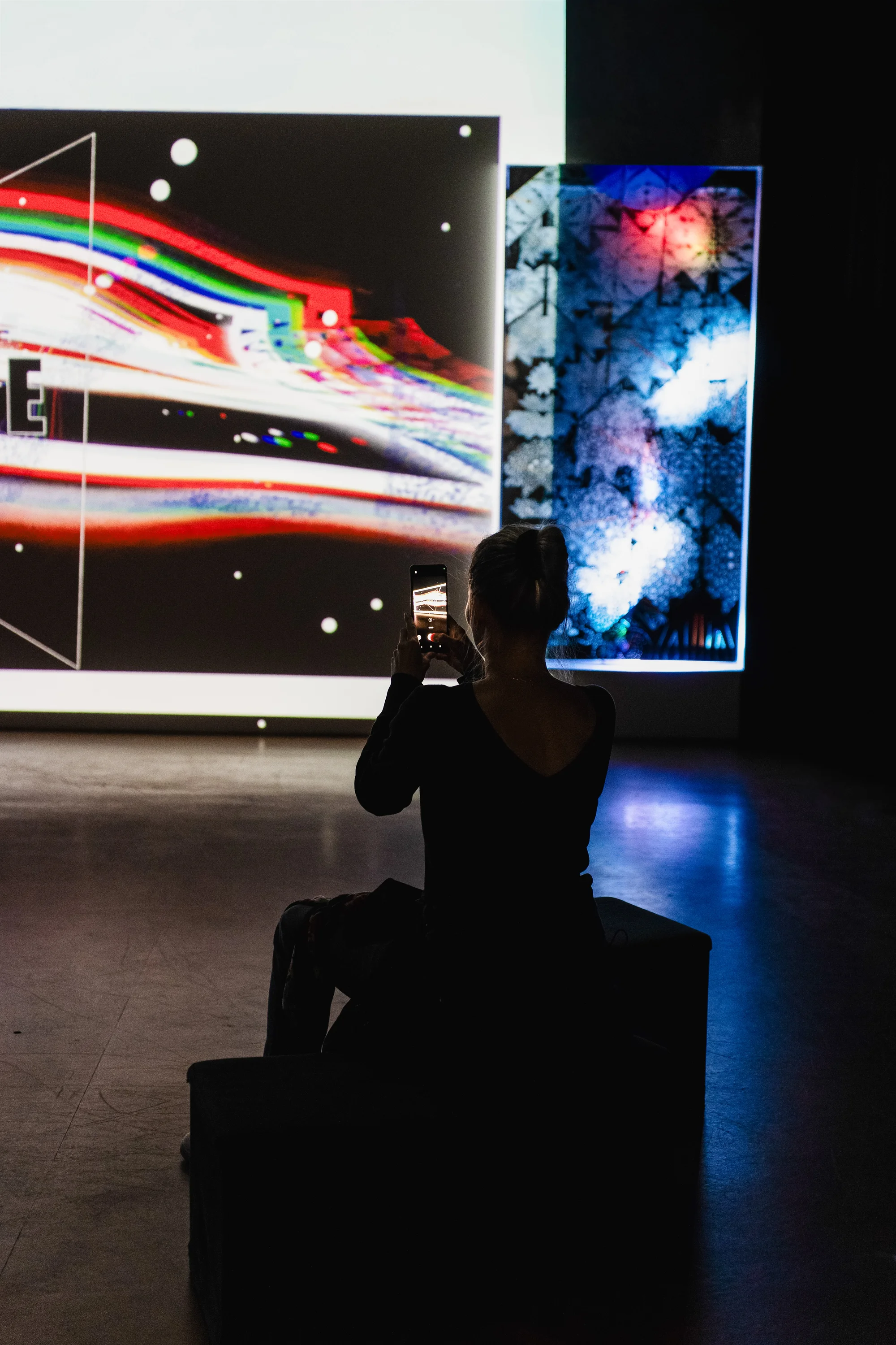 Galerie digitálního a audiovizuálního umění Lumia s celým nově otevřeným patrem