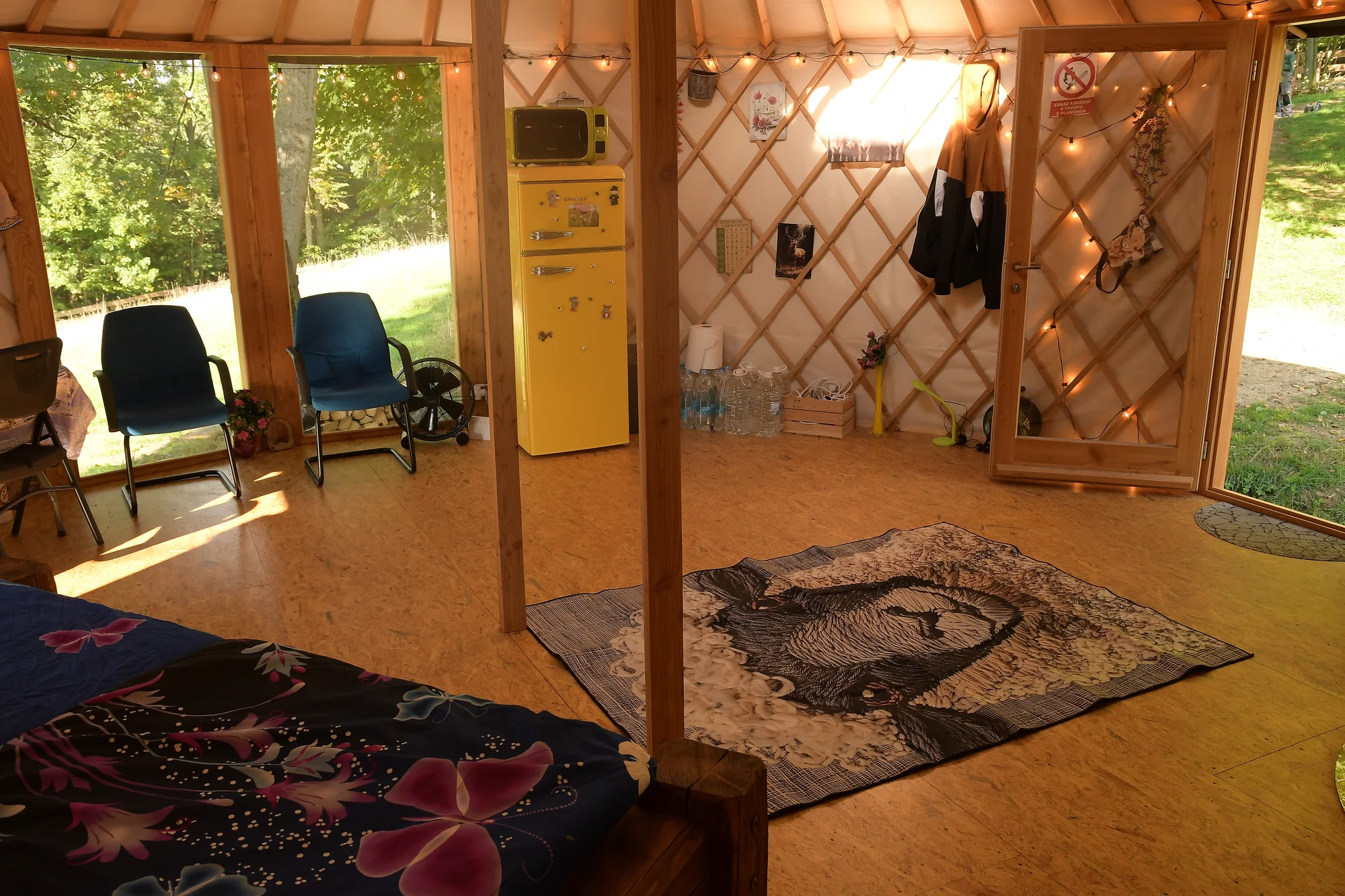 Jurta v Toulavě: areál statku uprostřed přírody a vyžití pro děti