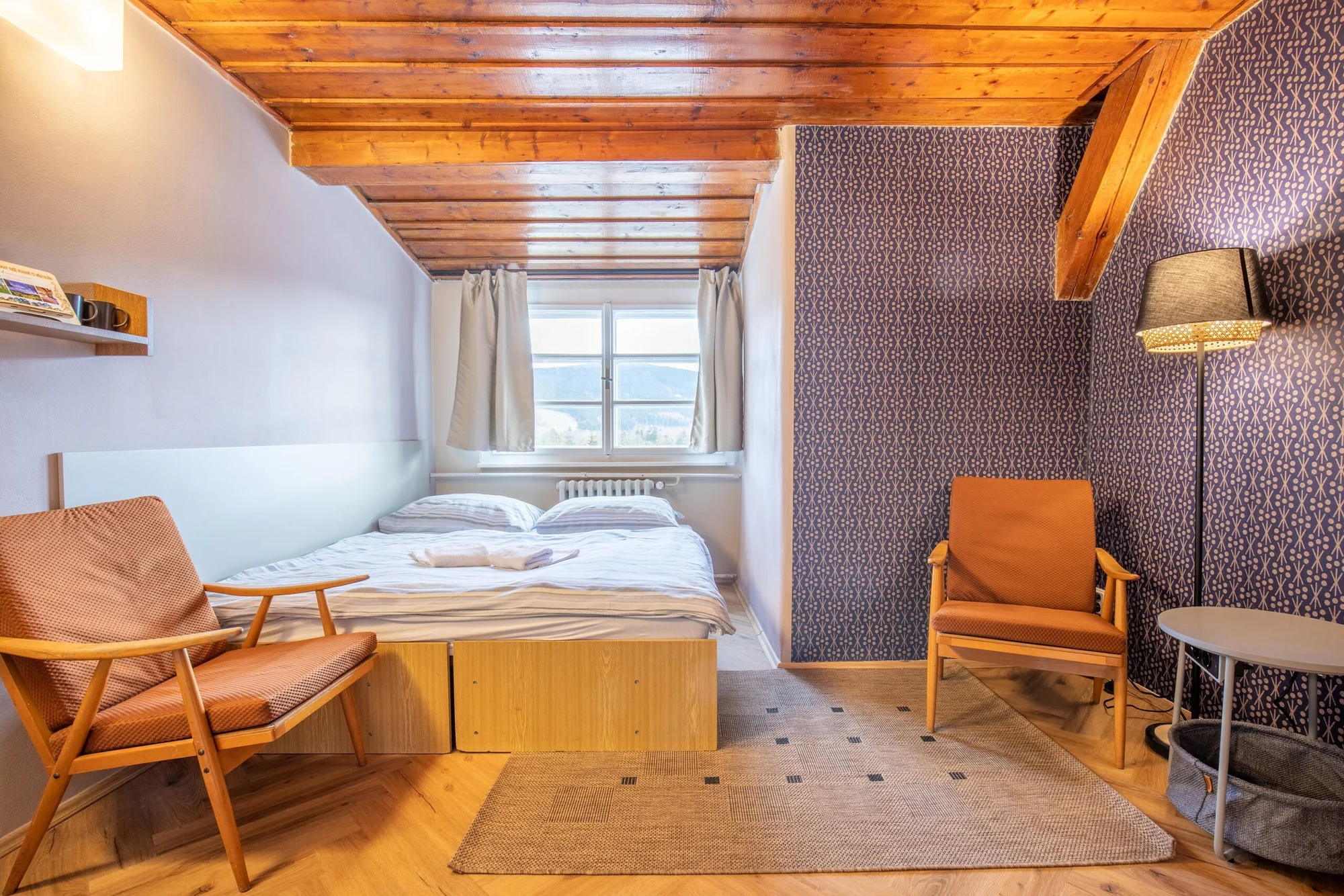 Aktivní dovolená v Orlických horách pro pár i rodinu: retro pokoj, studio či apartmán s kuchyňkou