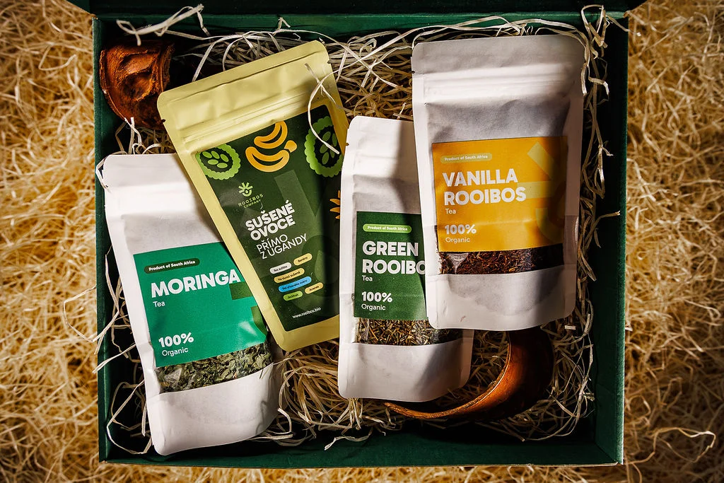 Voucher na 300–1 500 Kč do obchodu Rooibos Company: exotické čaje, káva a přírodní kosmetika