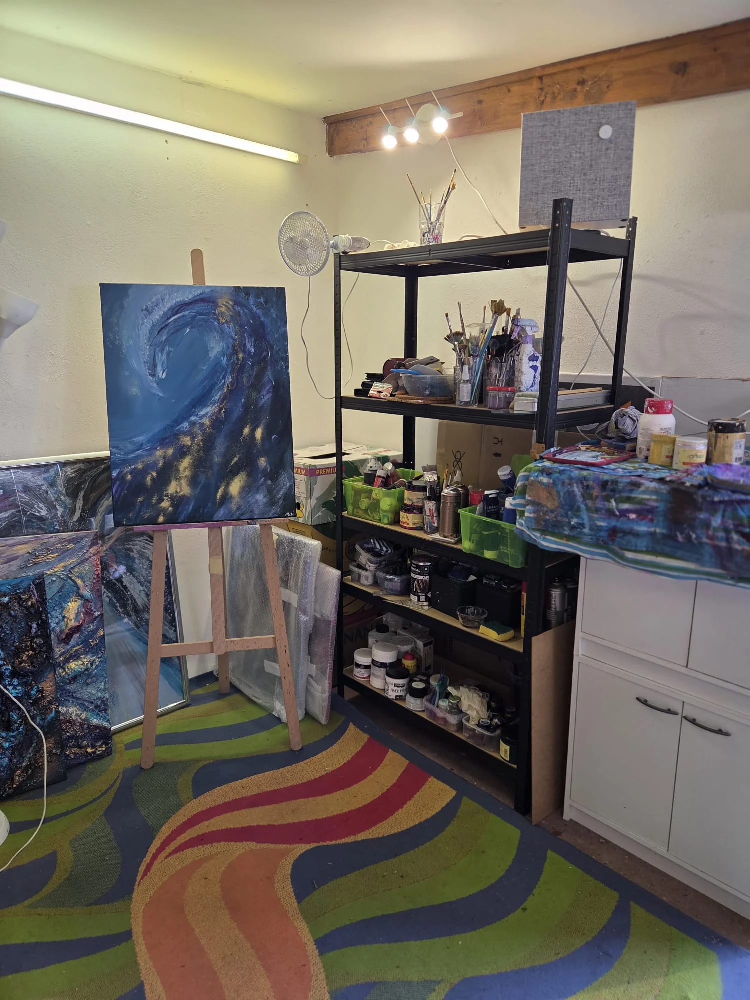 Zážitková malba obrazu: skupinová či individuální tvorba vybranou technikou