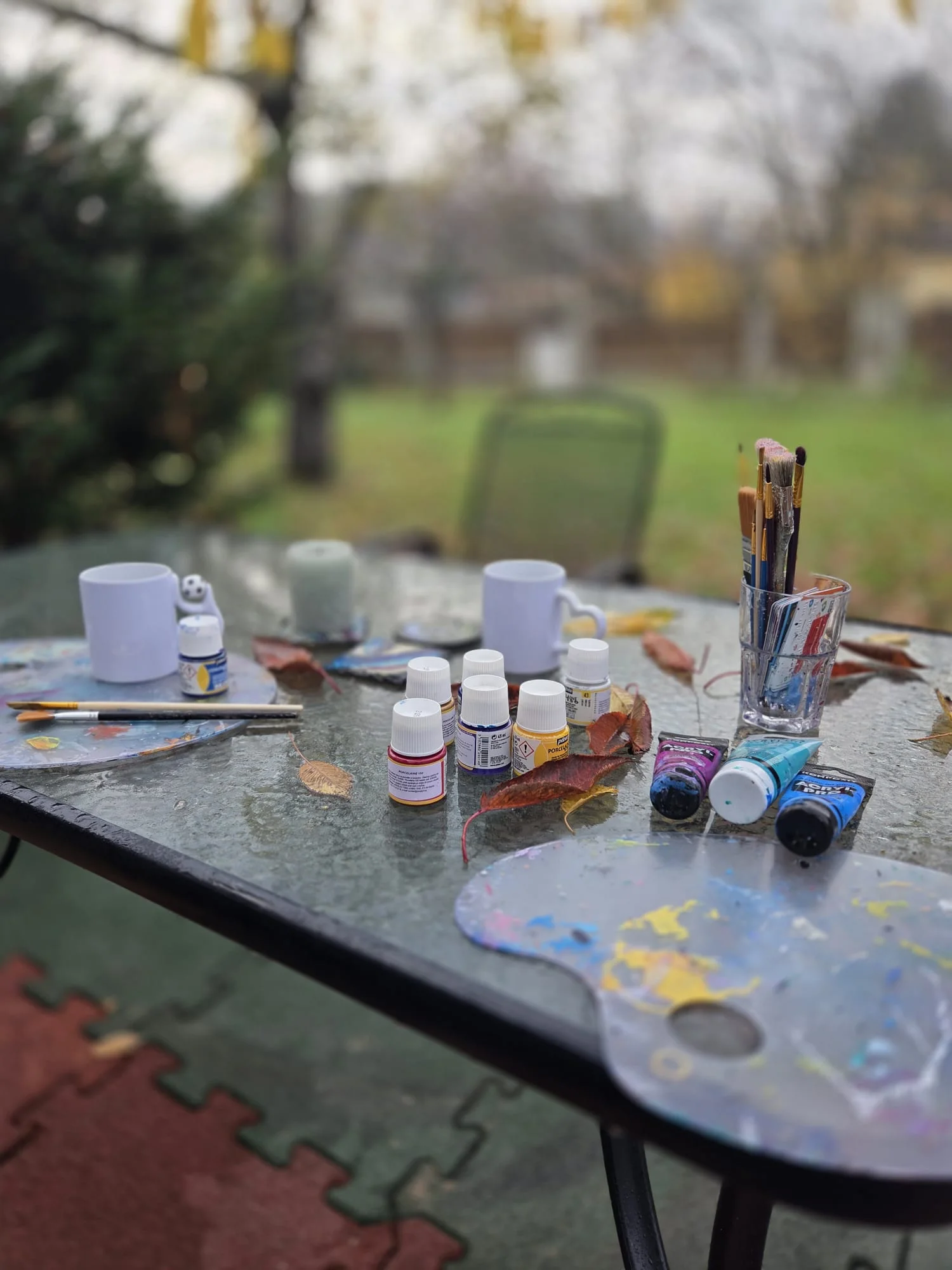 Zážitková malba obrazu: skupinová či individuální tvorba vybranou technikou